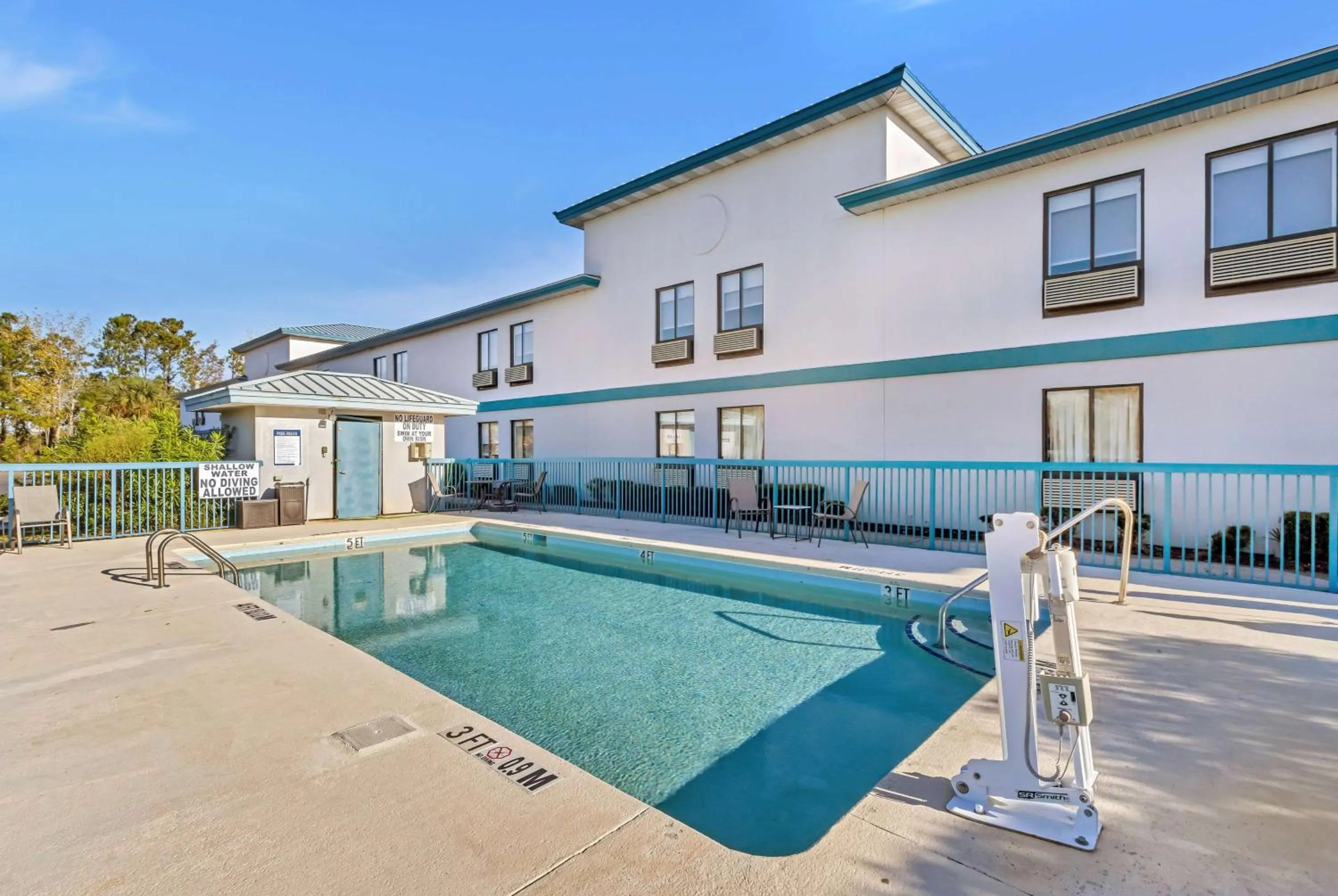 Pool view in Baymont by Wyndham North Myrtle Beach