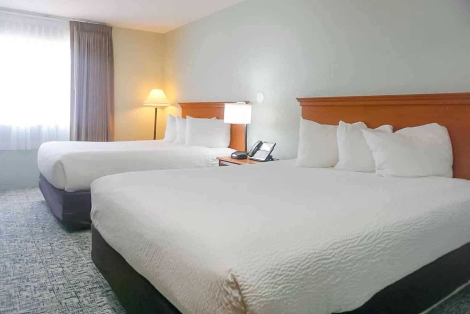 Bed in Quality Inn & Suites I-90