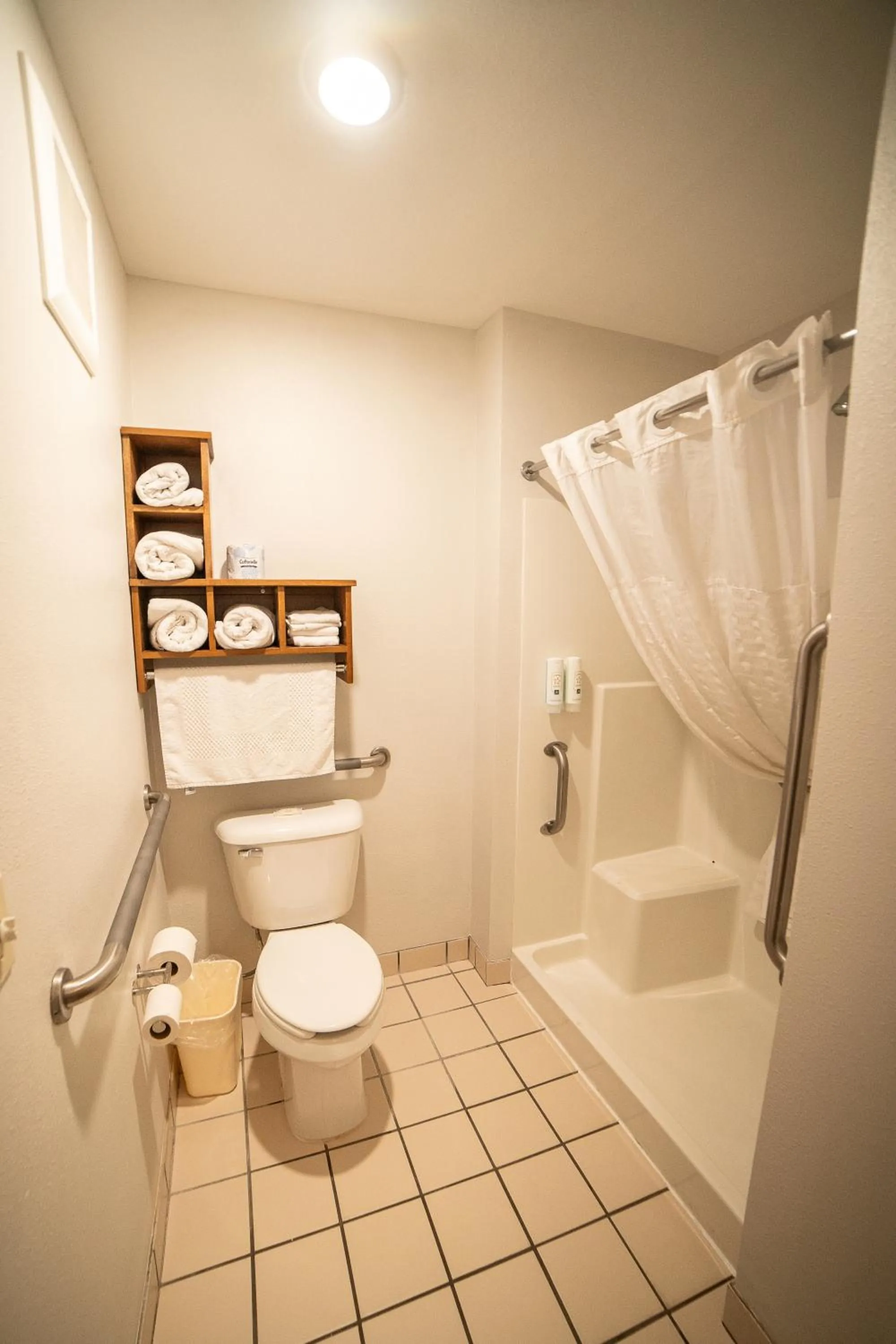 Bathroom in Quality Inn & Suites Watertown near Prairie Lakes Ice Arena
