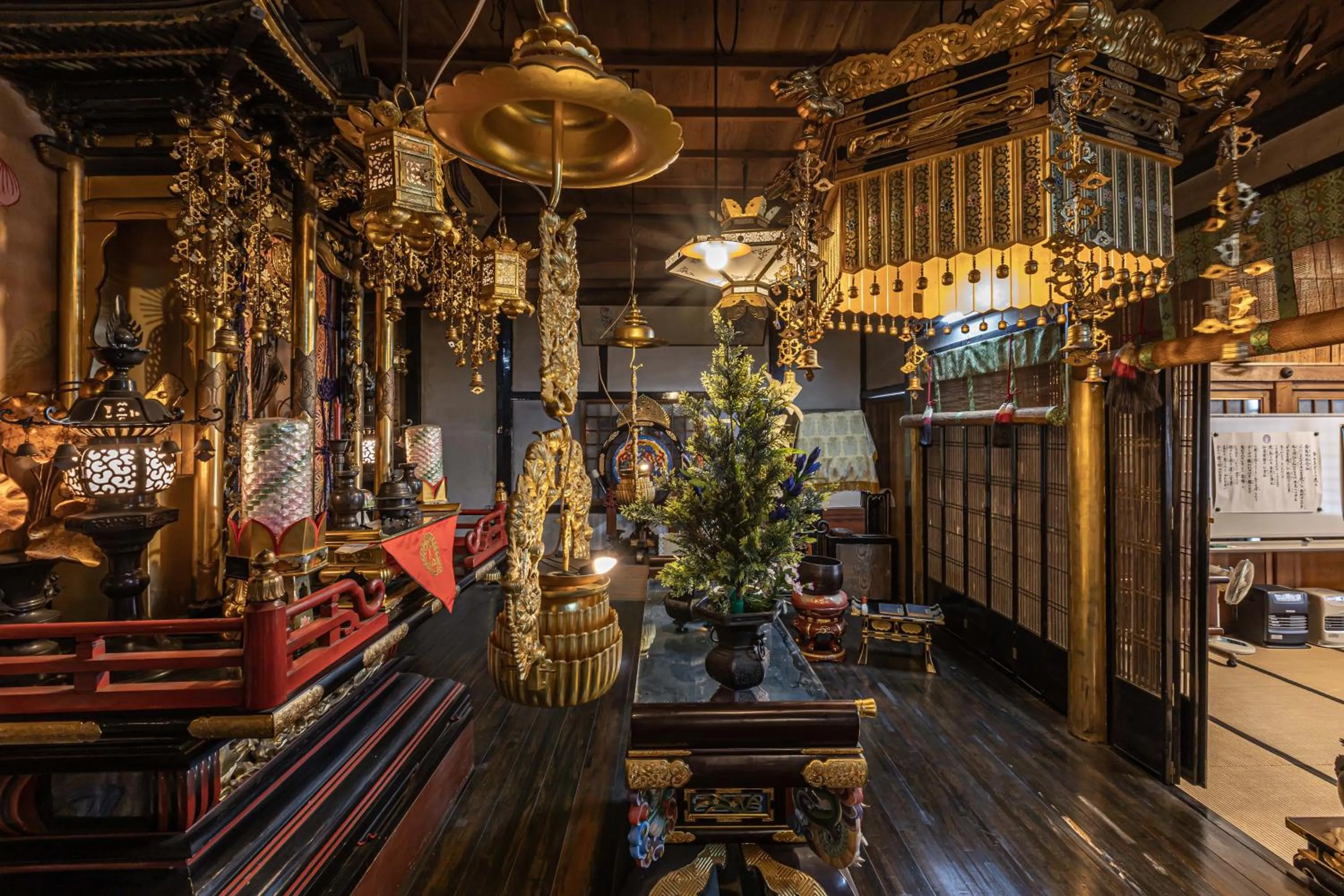 Seating area in The temple - Houjuji -
