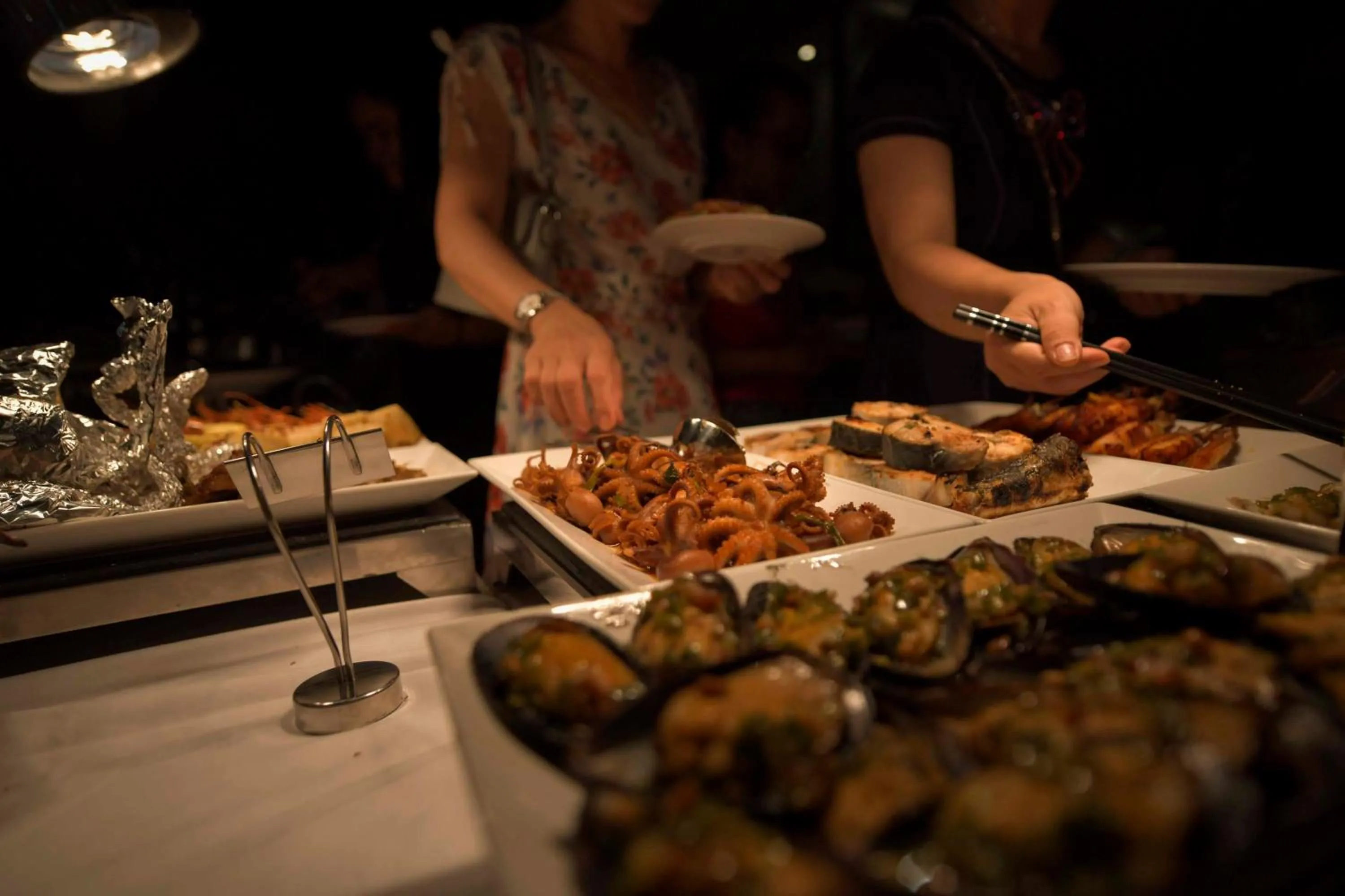 BBQ facilities in CocoLand Thu Xa Ancient Town Resort