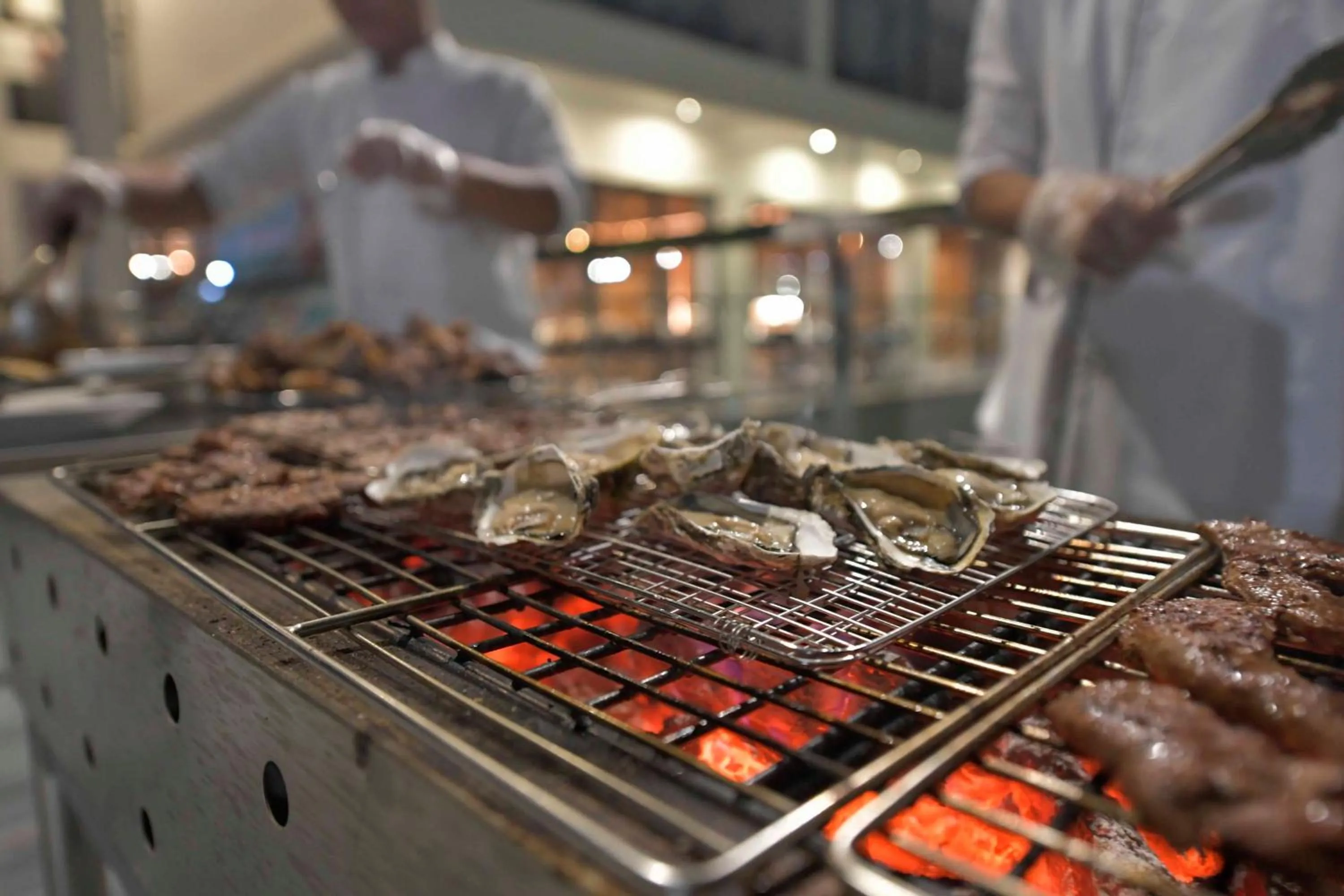 BBQ facilities in CocoLand Thu Xa Ancient Town Resort