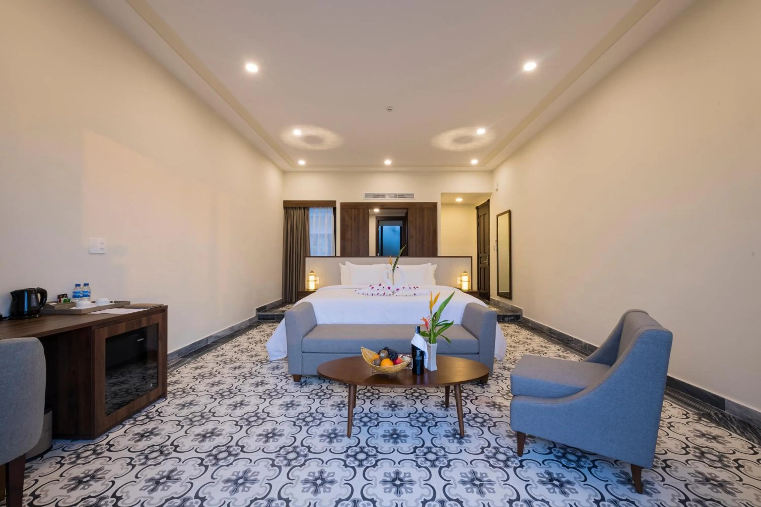 Photo of the whole room in CocoLand Thu Xa Ancient Town Hotel & Resort