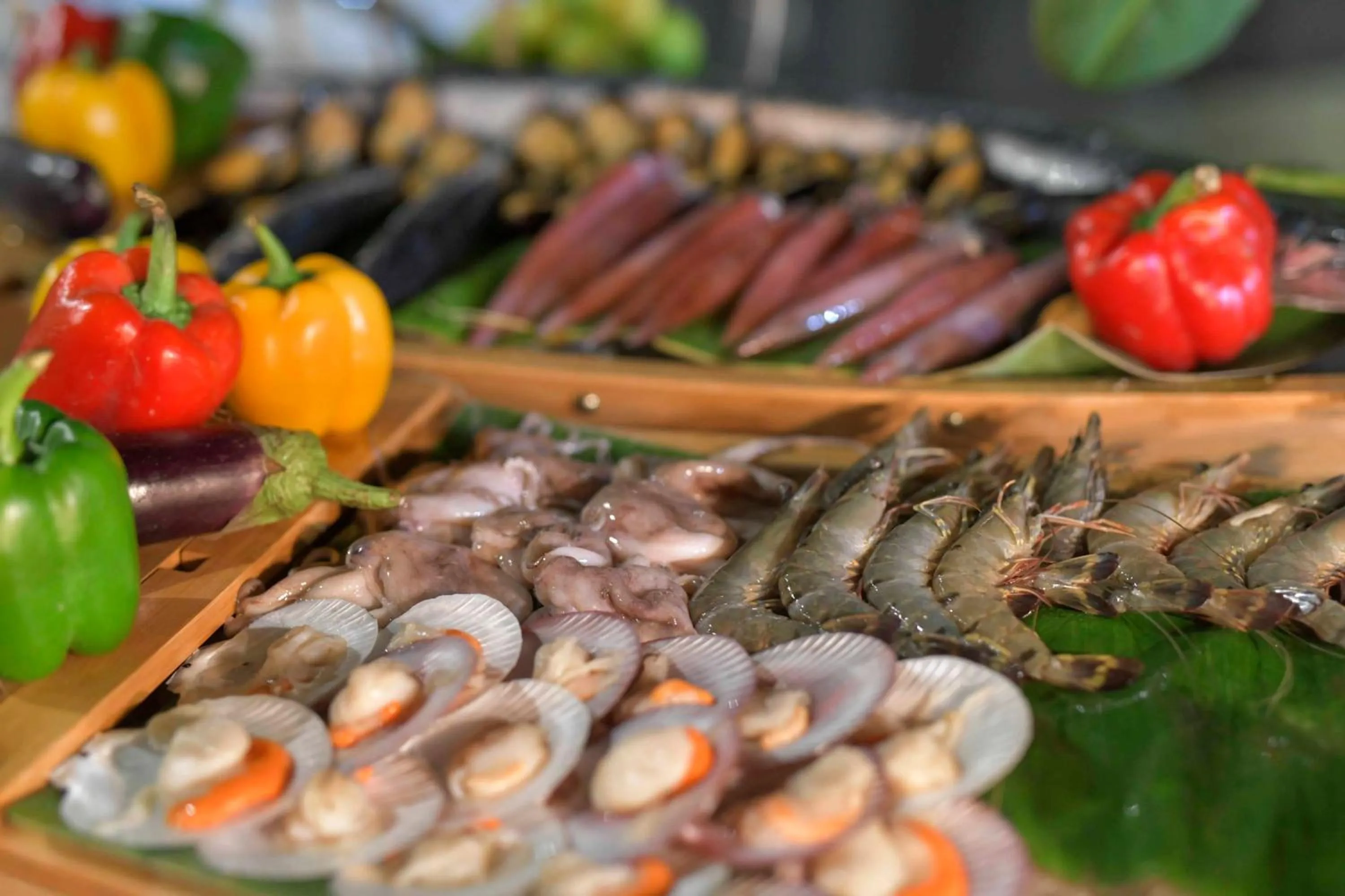 BBQ facilities in CocoLand Thu Xa Ancient Town Resort