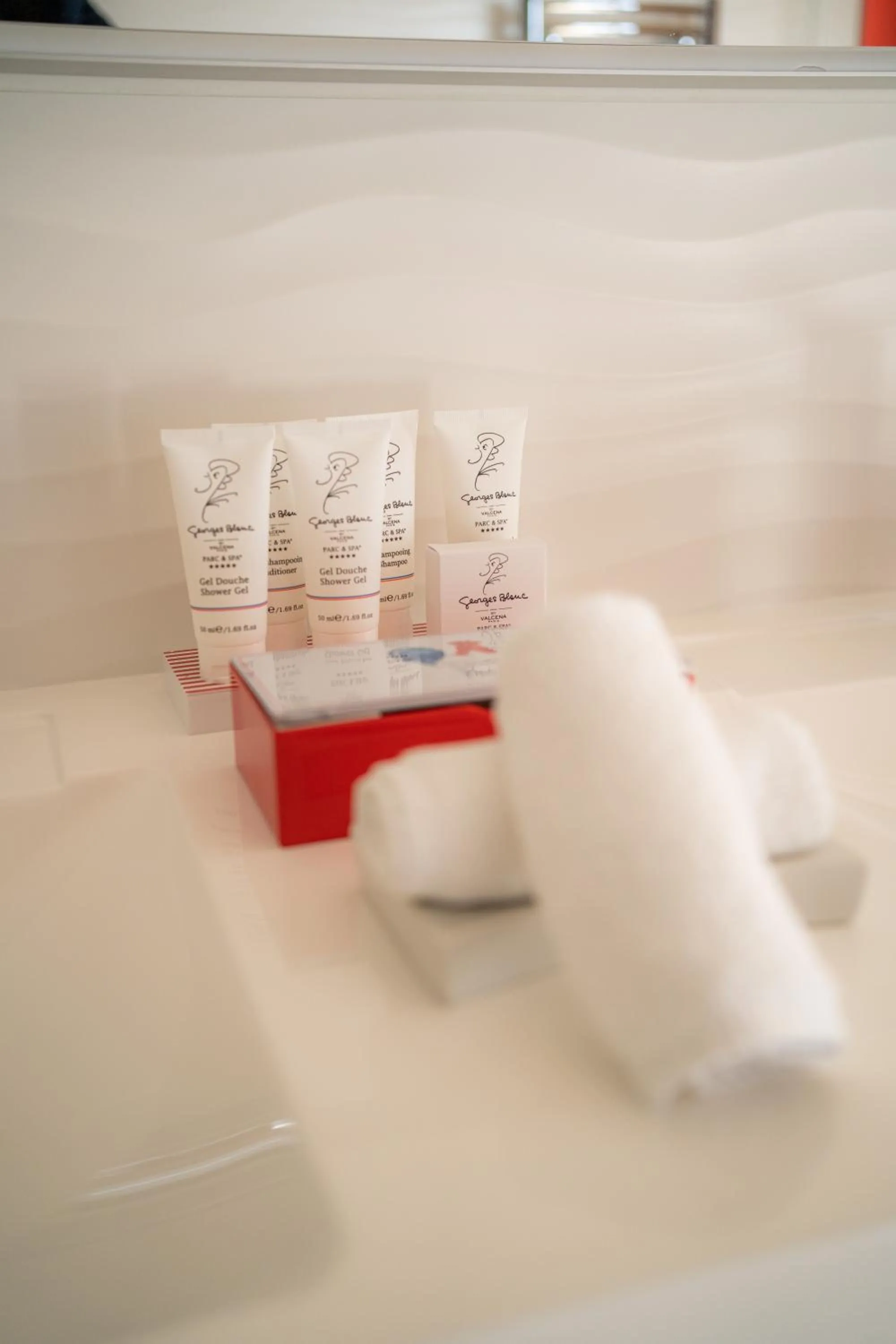 Bathroom in Georges Blanc Parc & Spa