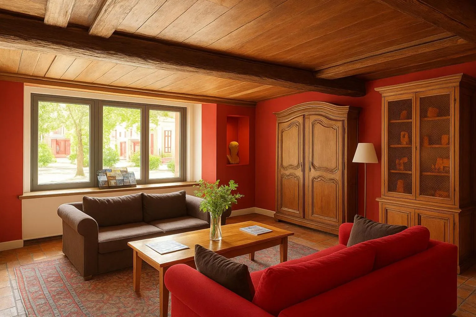 Seating area in Georges Blanc Parc & Spa