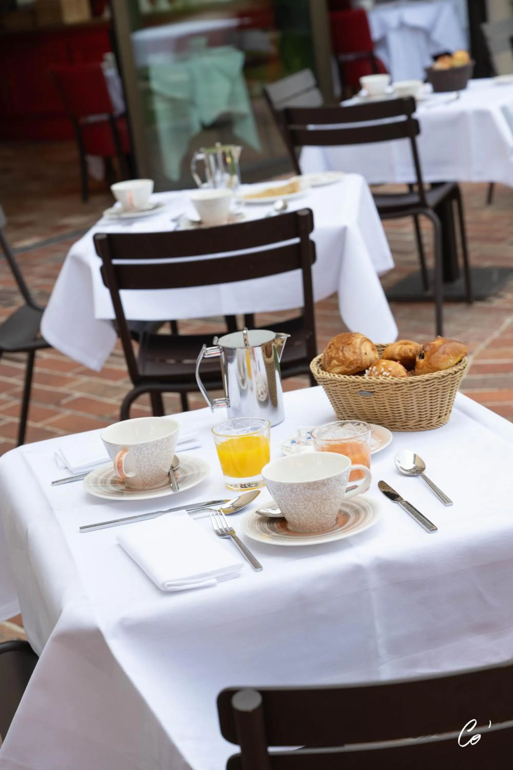 Patio in Georges Blanc Parc & Spa