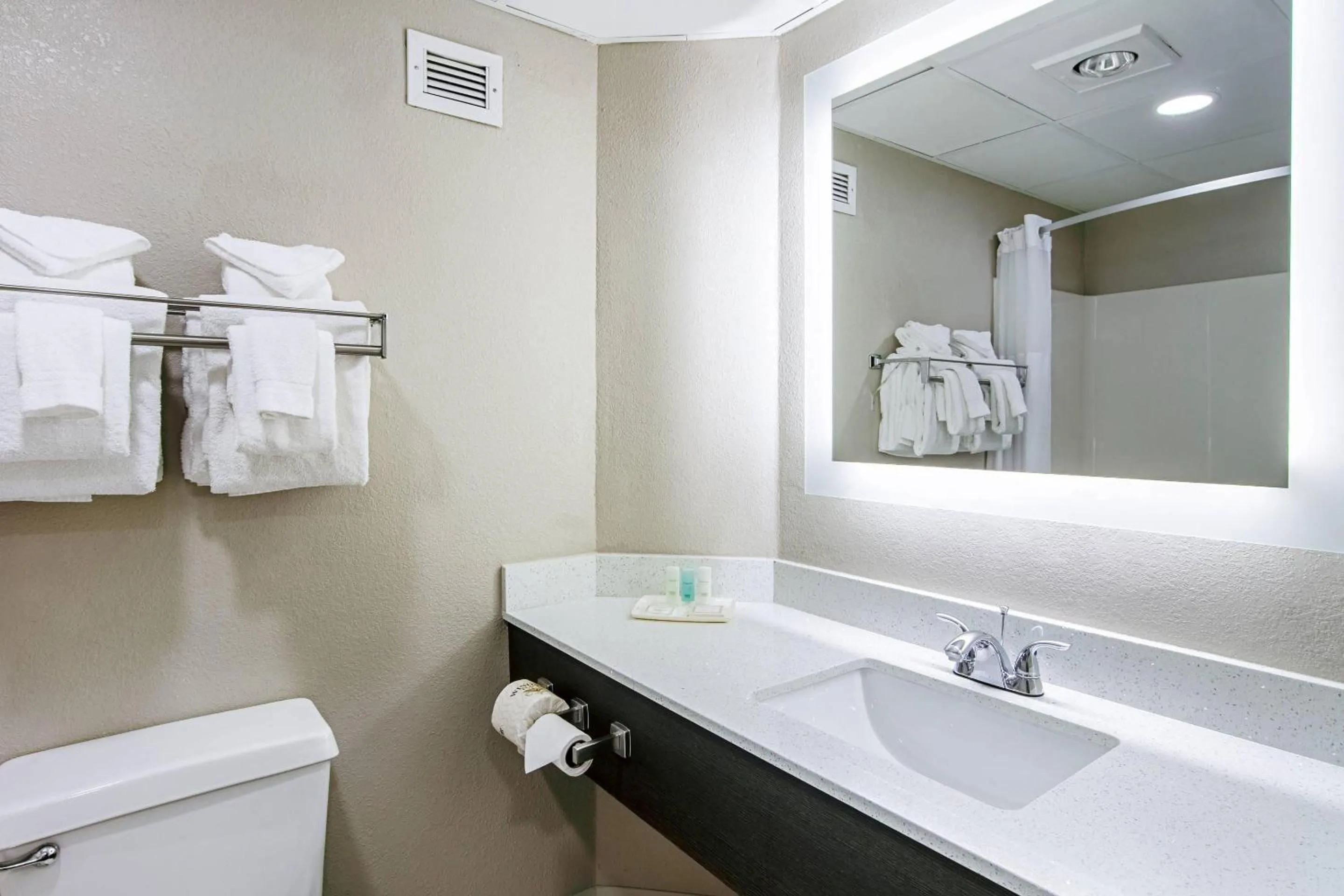 Bedroom in Clarion Inn Willow River