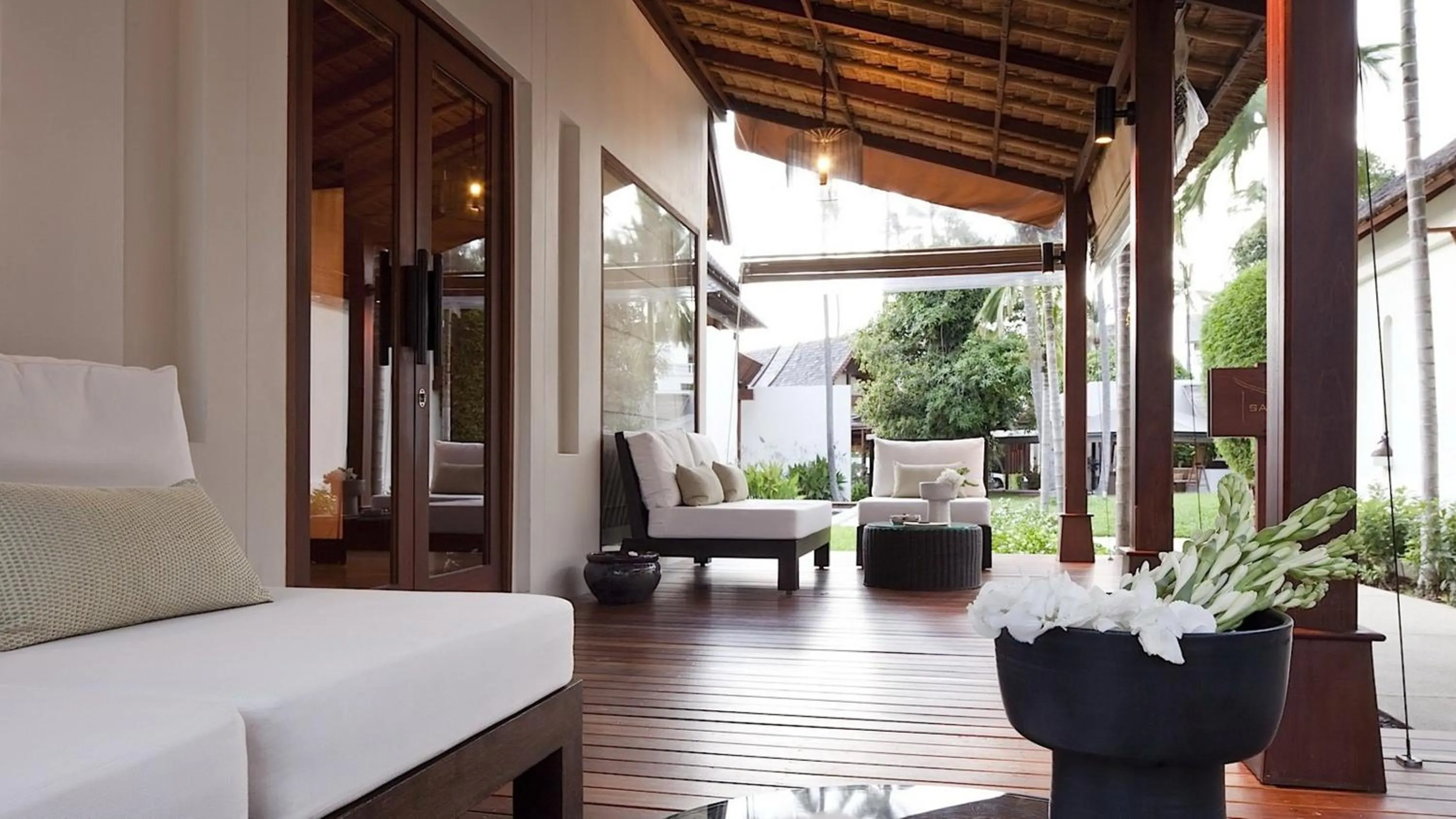 Balcony/Terrace, Bed in SALA Samui Choengmon Beach Resort