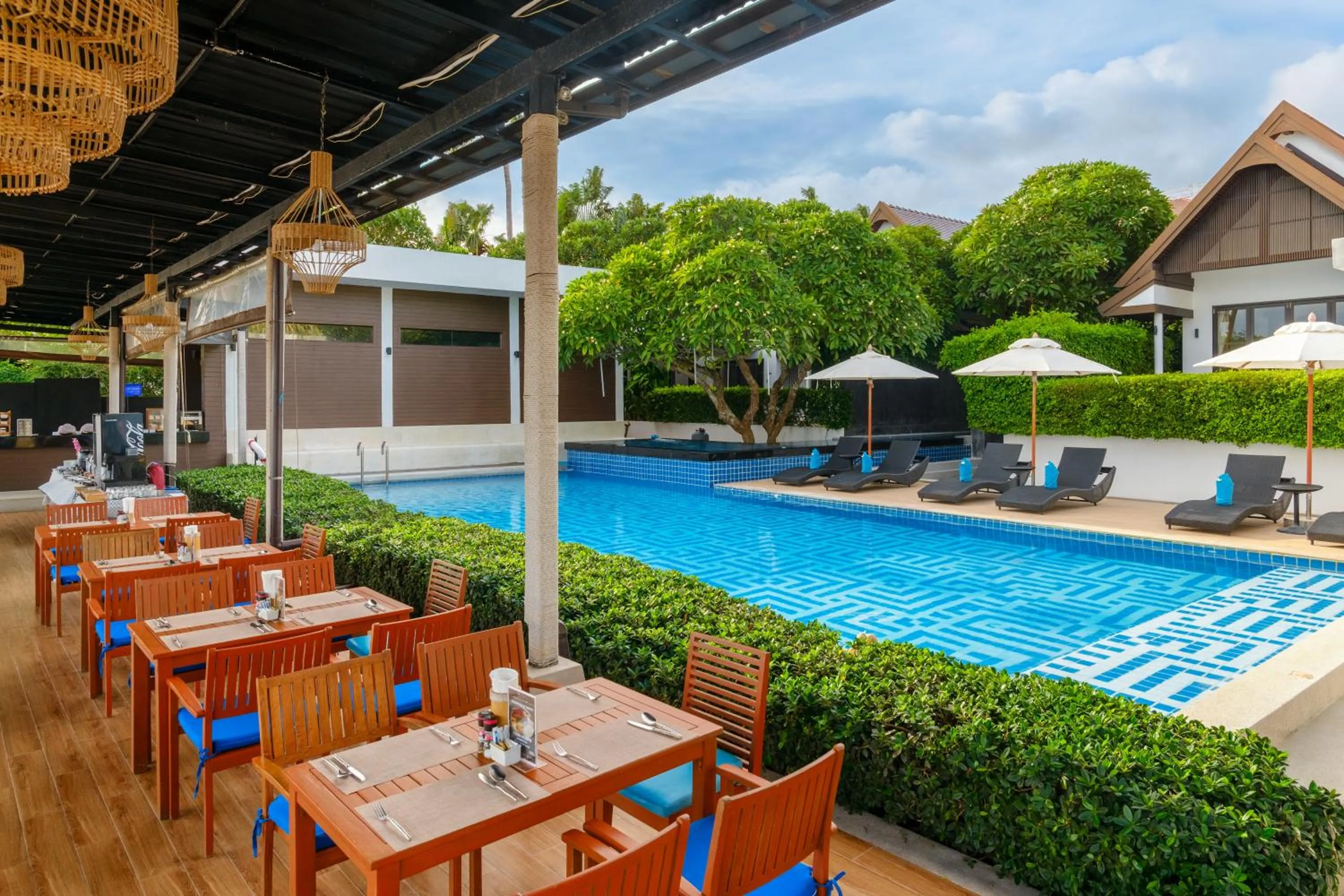 Pool view in The Sea Koh Samui Resort and Residences by Tolani