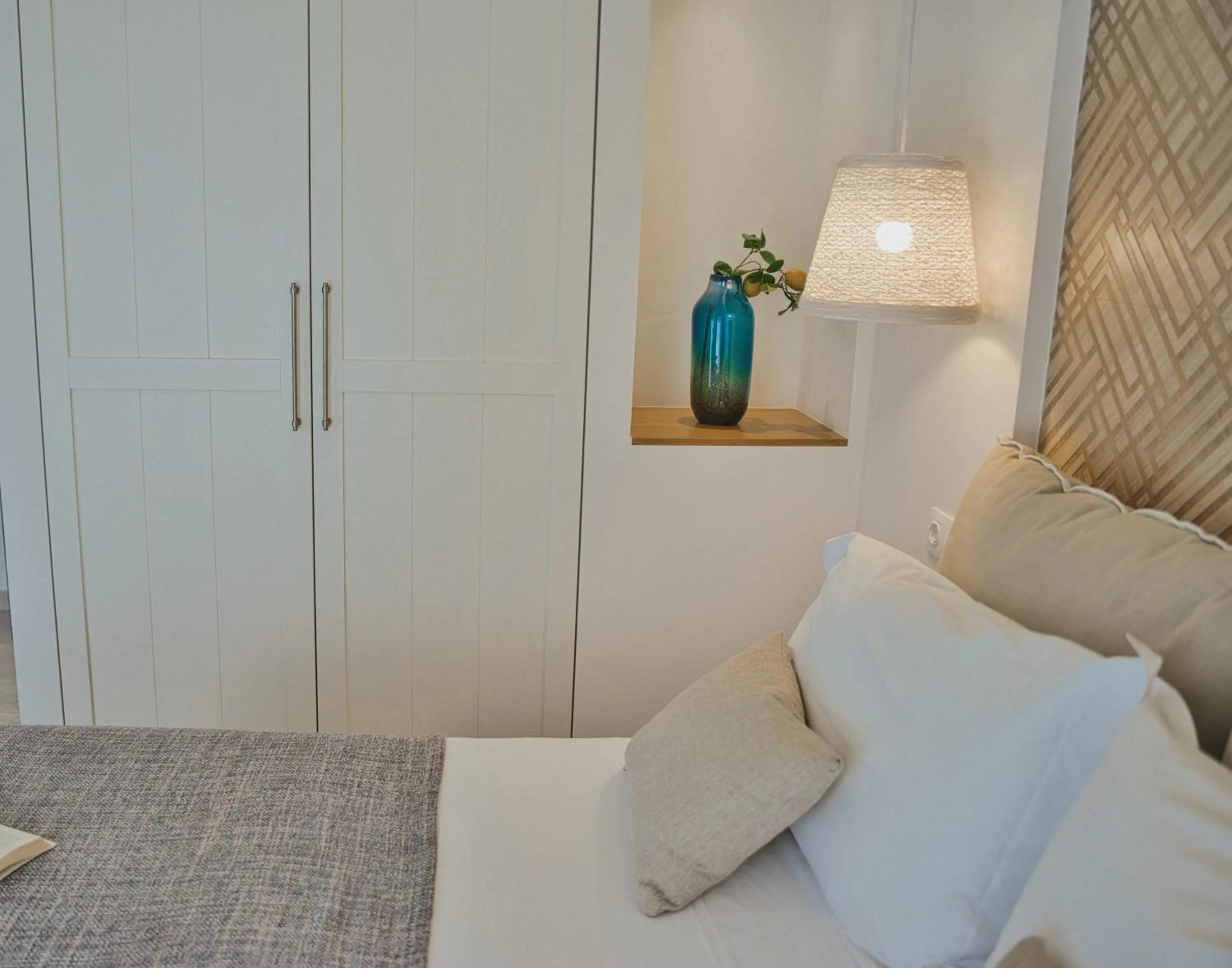 Bed in Aeolia suites