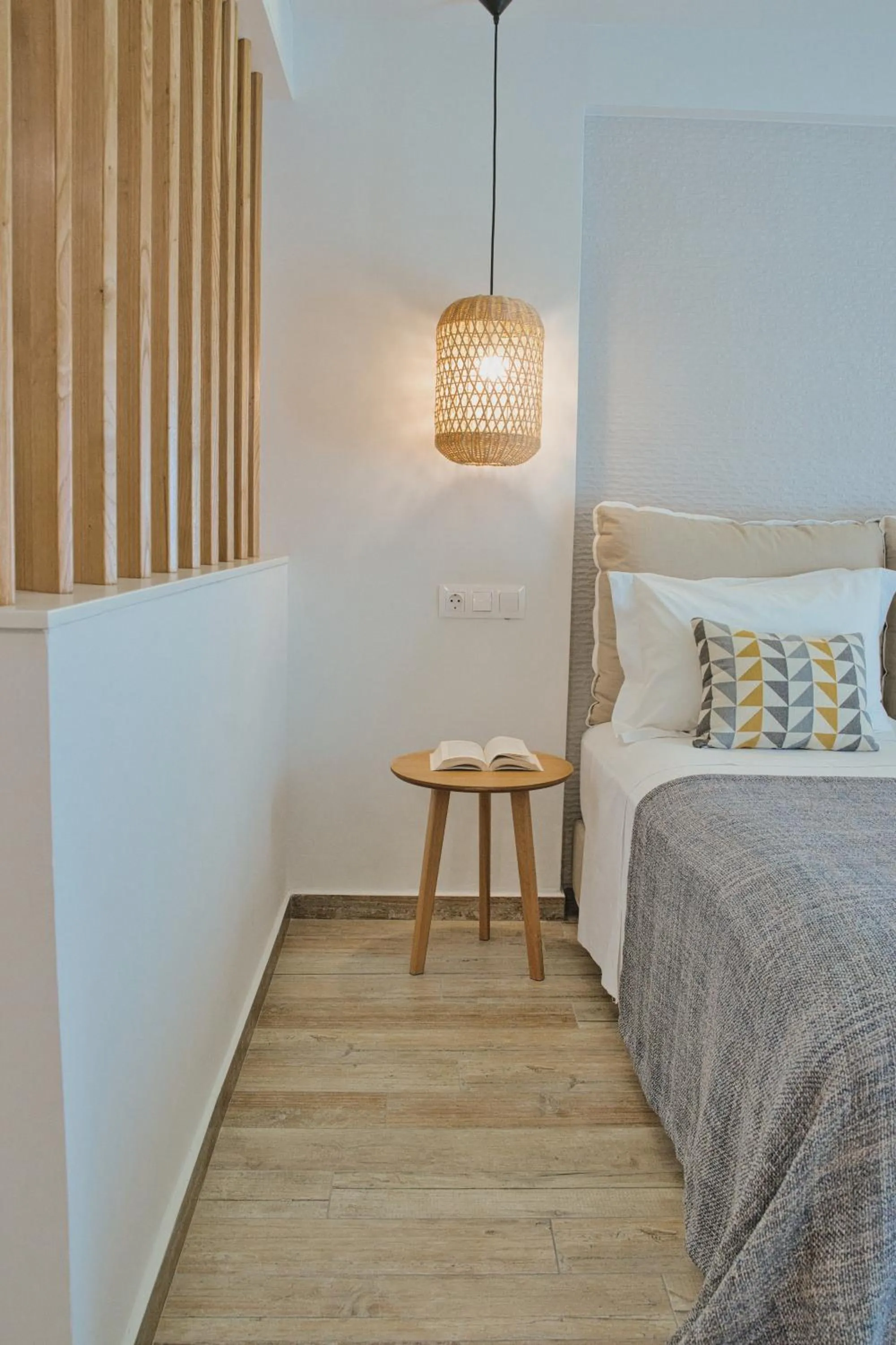 Bed in Aeolia suites