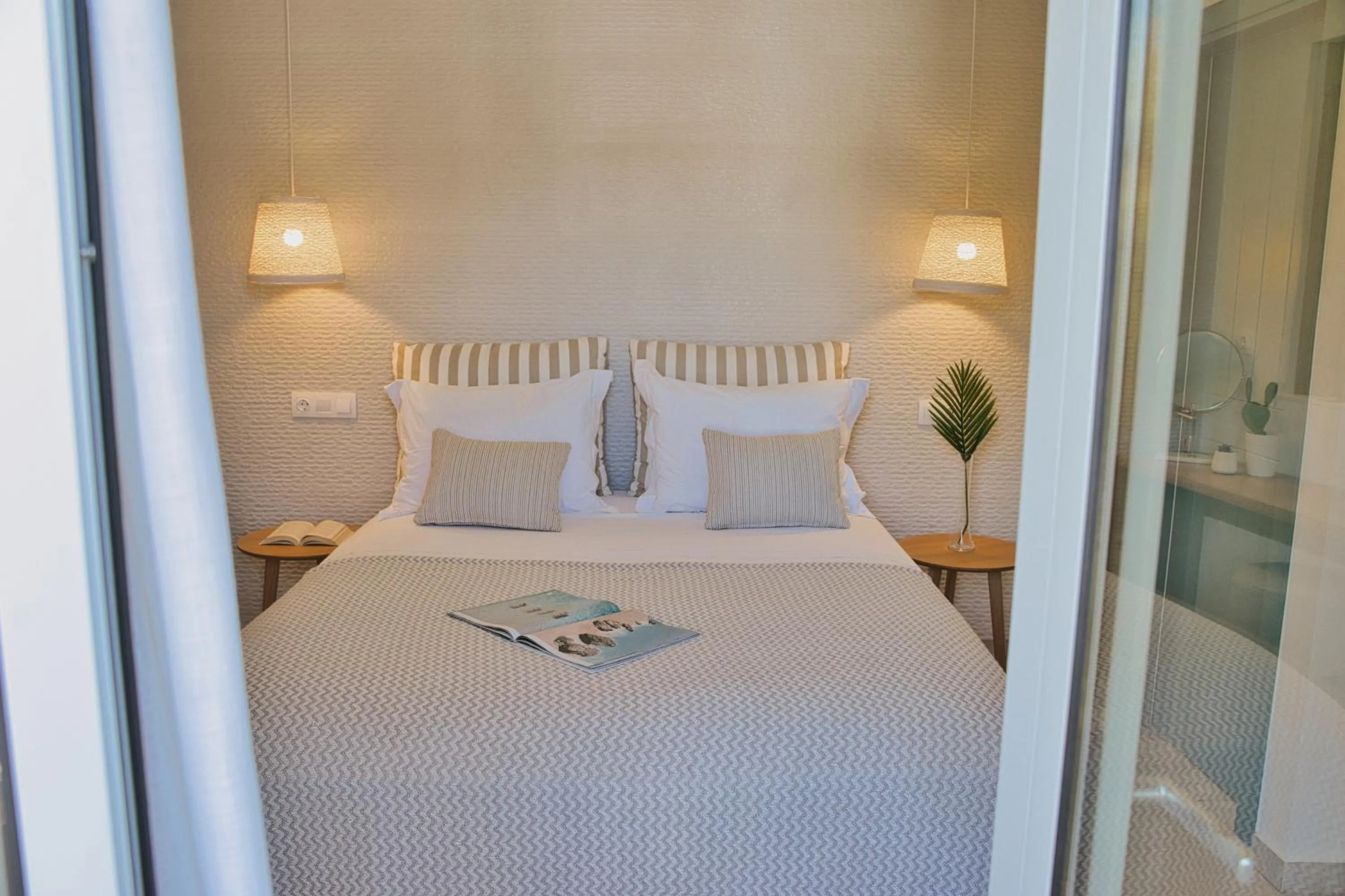 Bed in Aeolia suites