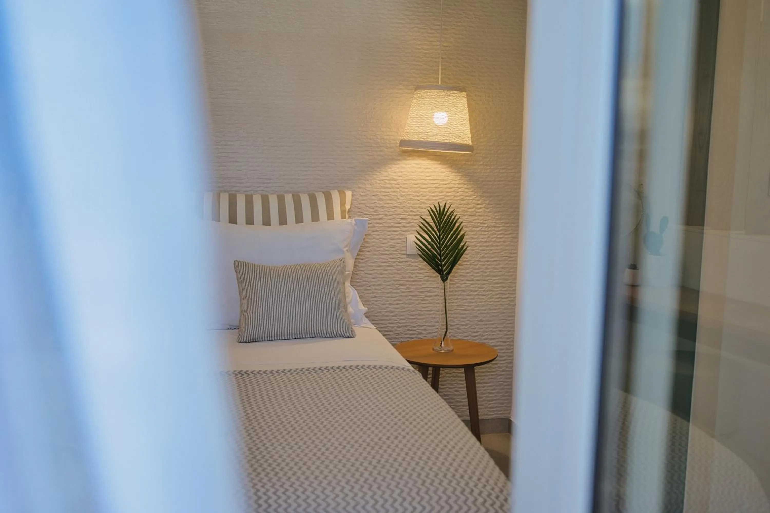 Bed in Aeolia suites