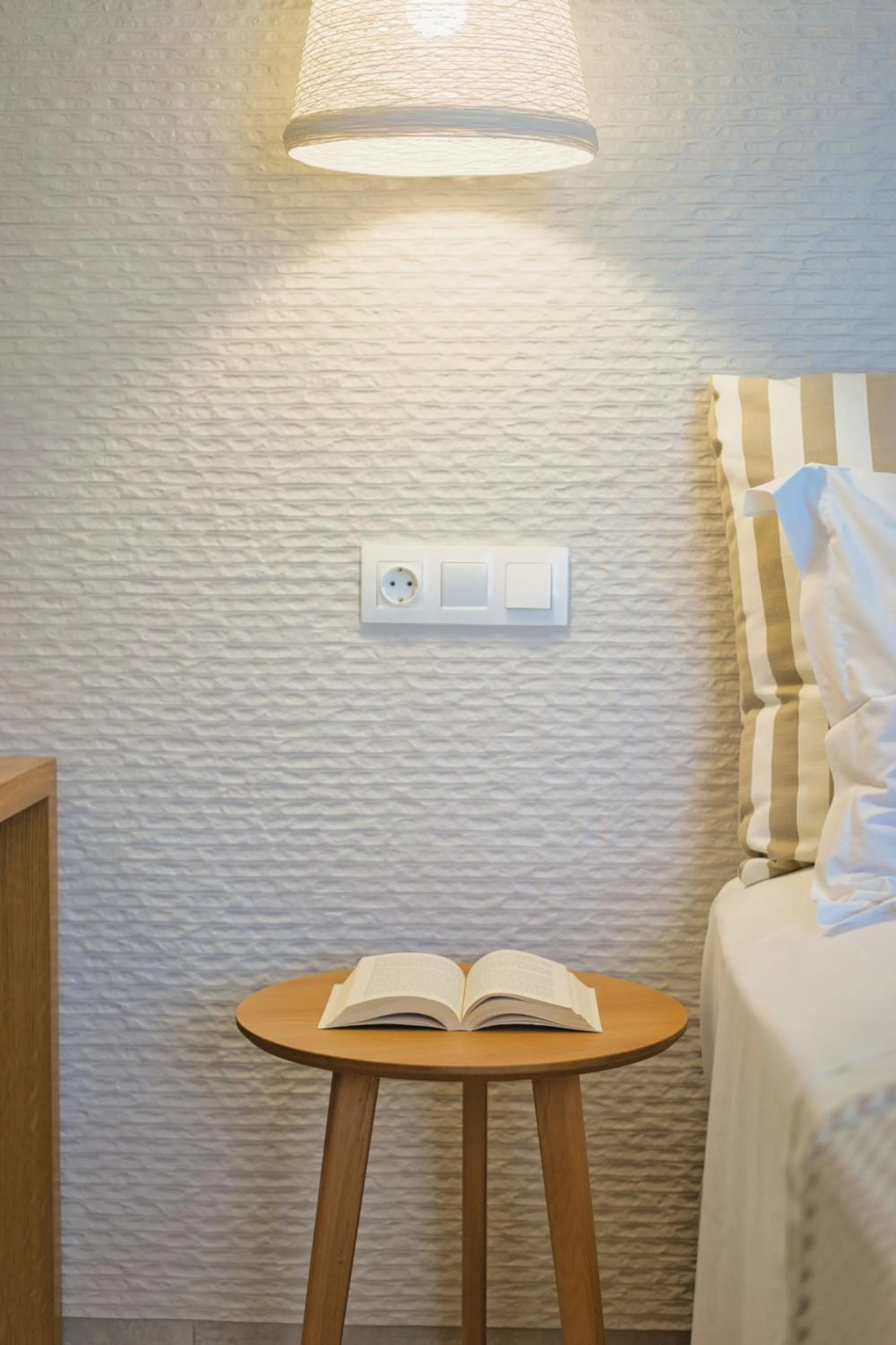 Bed in Aeolia suites