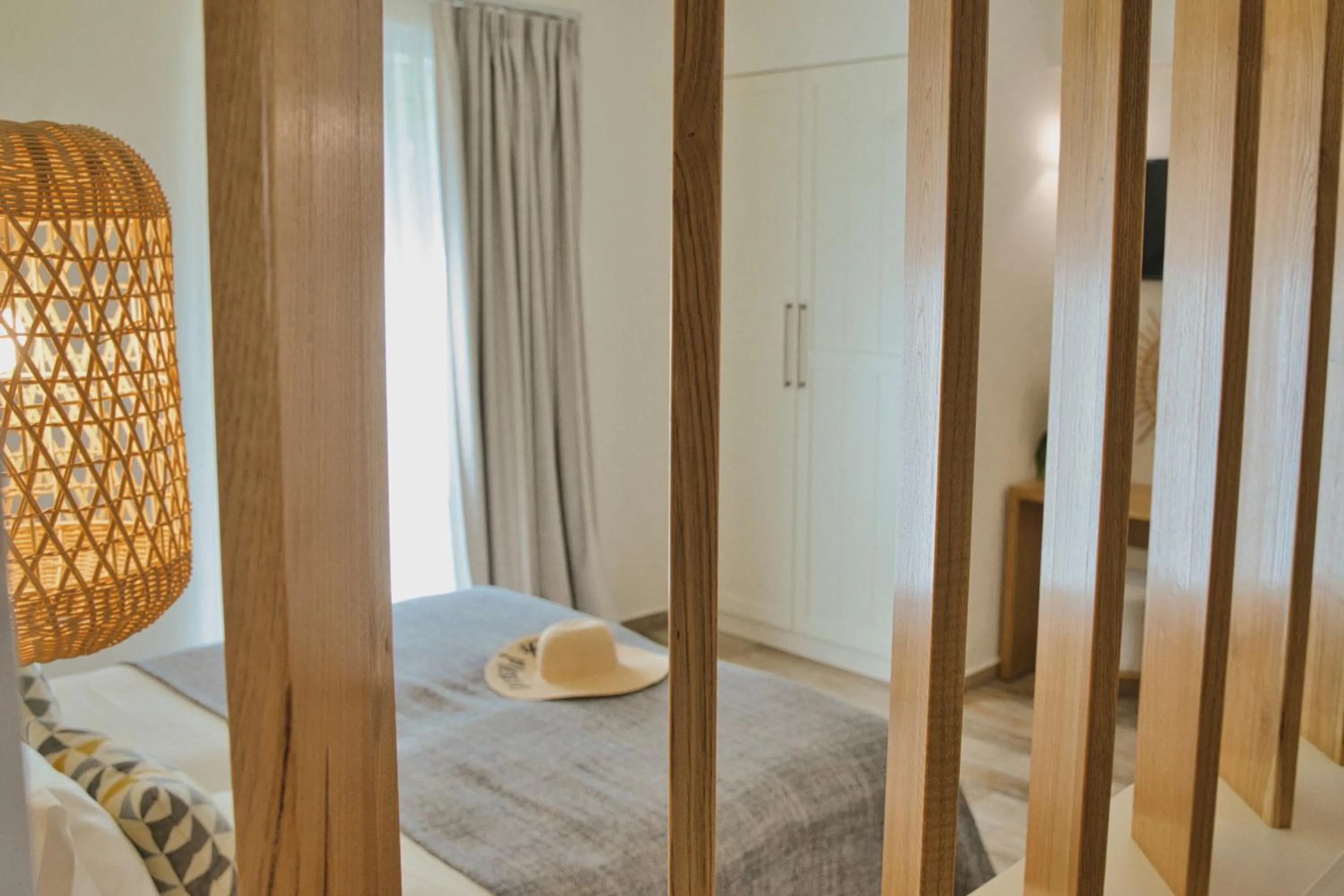 Bed in Aeolia suites