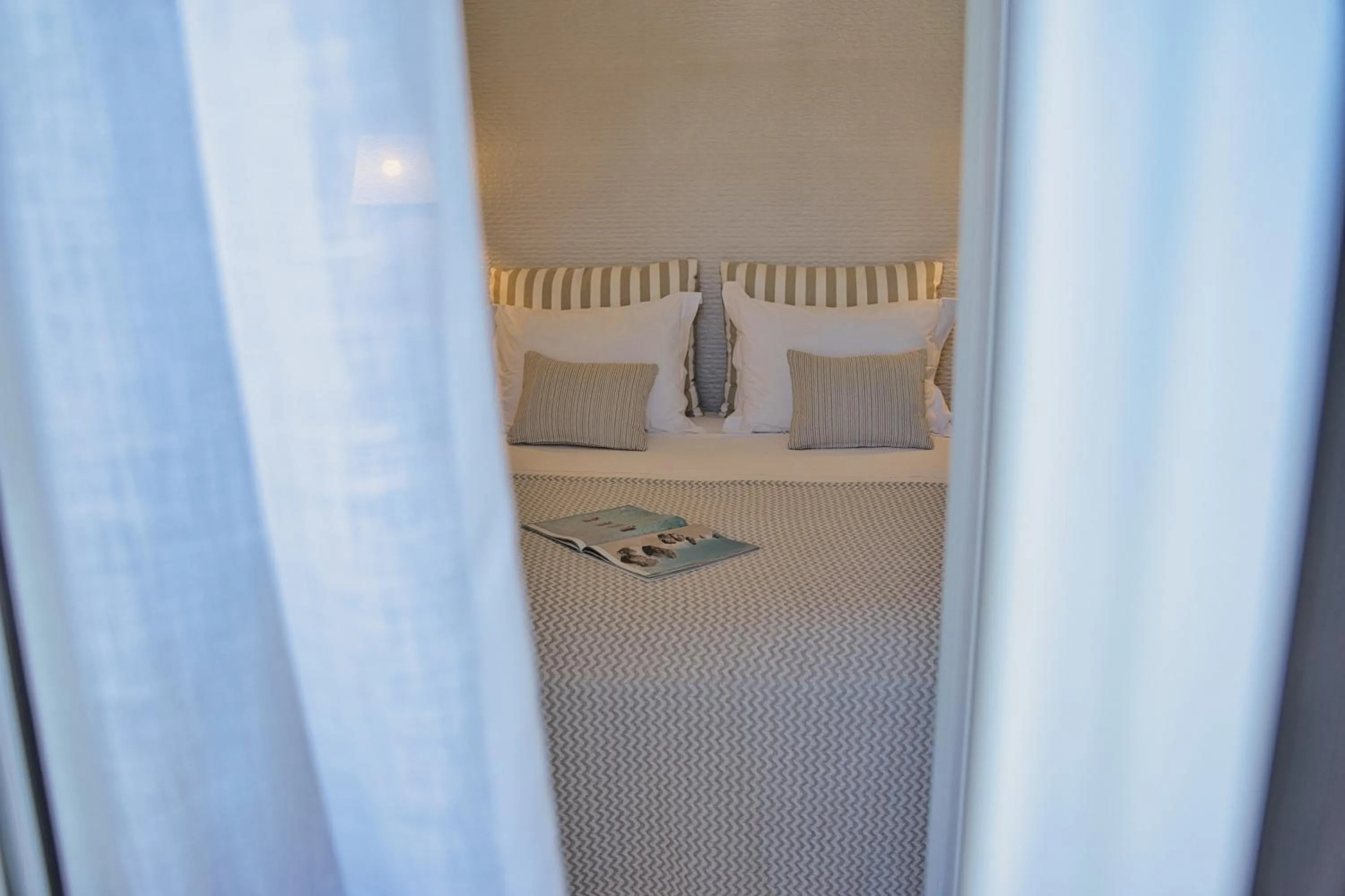 Bed in Aeolia suites