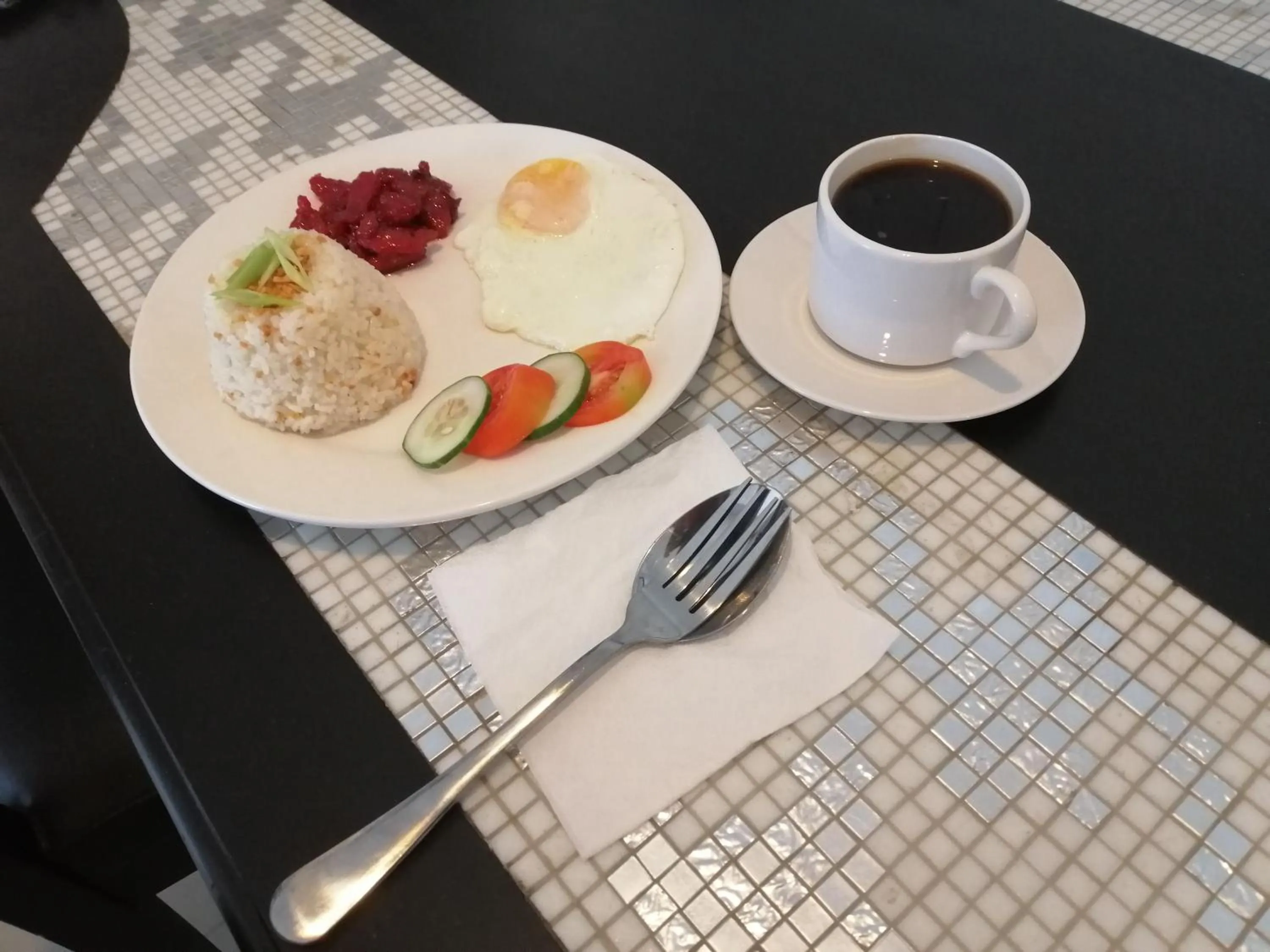 Breakfast in Hotel Rupert A Baler