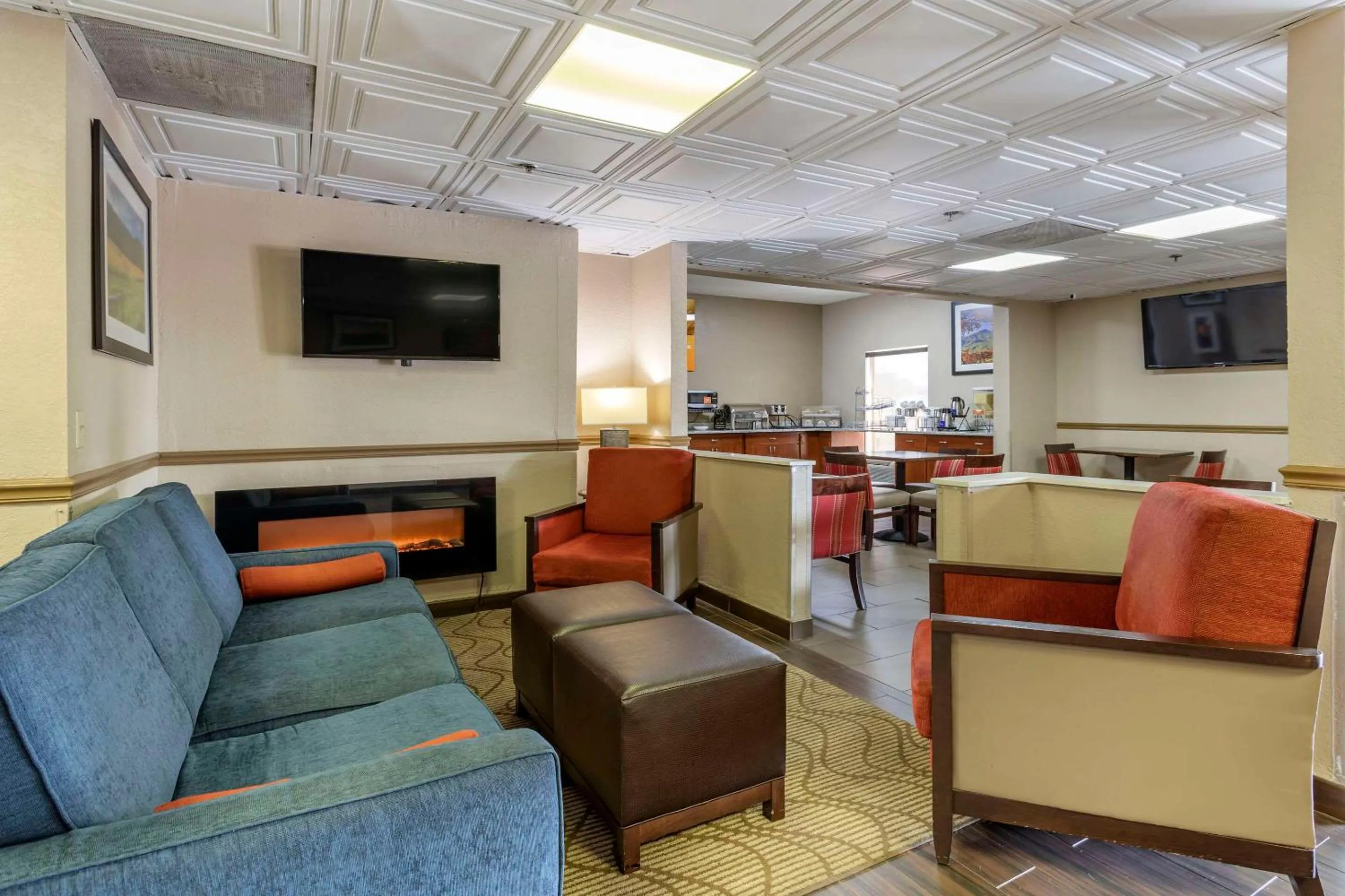 Lobby or reception in Comfort Inn Kingsport Southeast