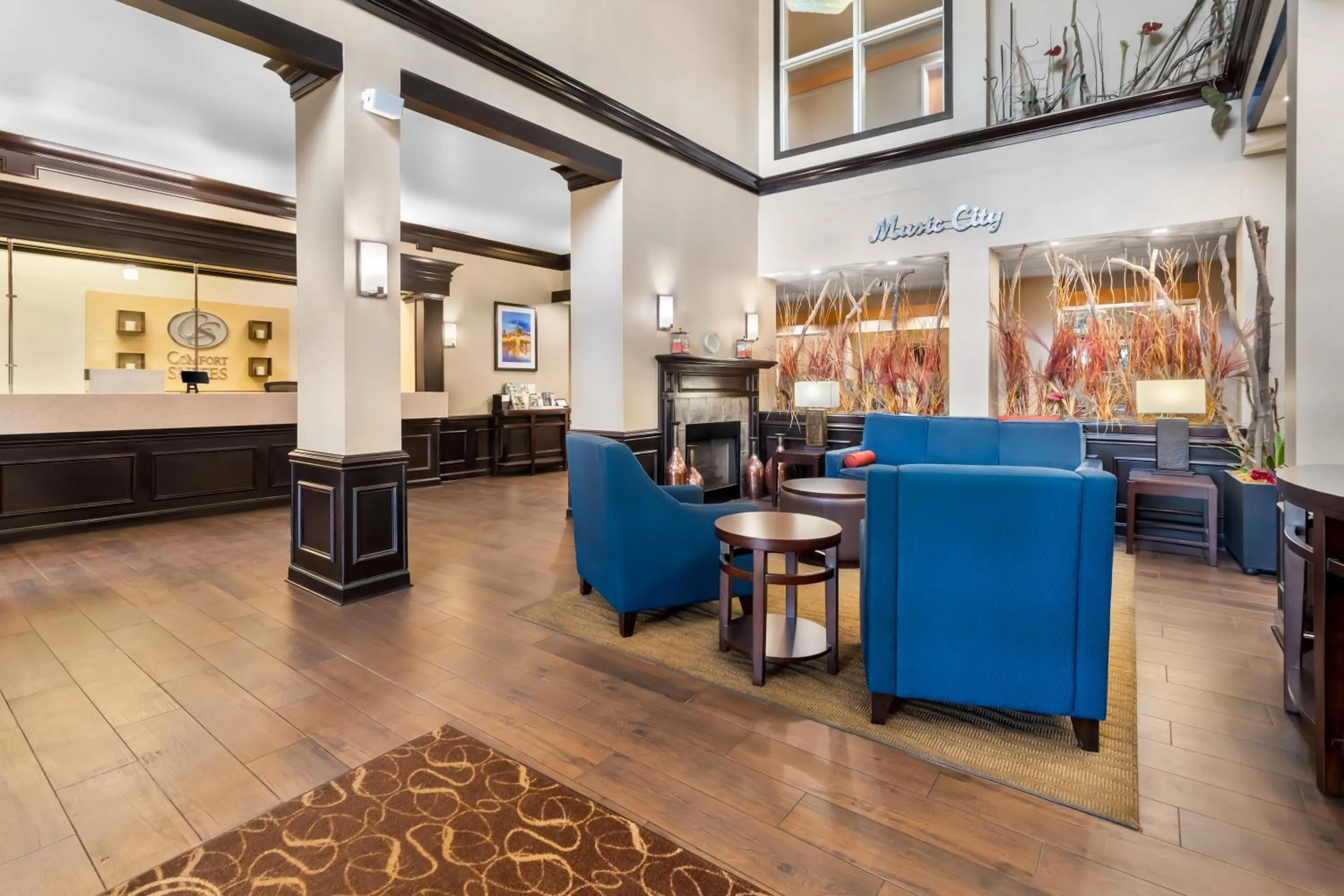Lobby or reception in Comfort Suites Goodlettsville Rivergate