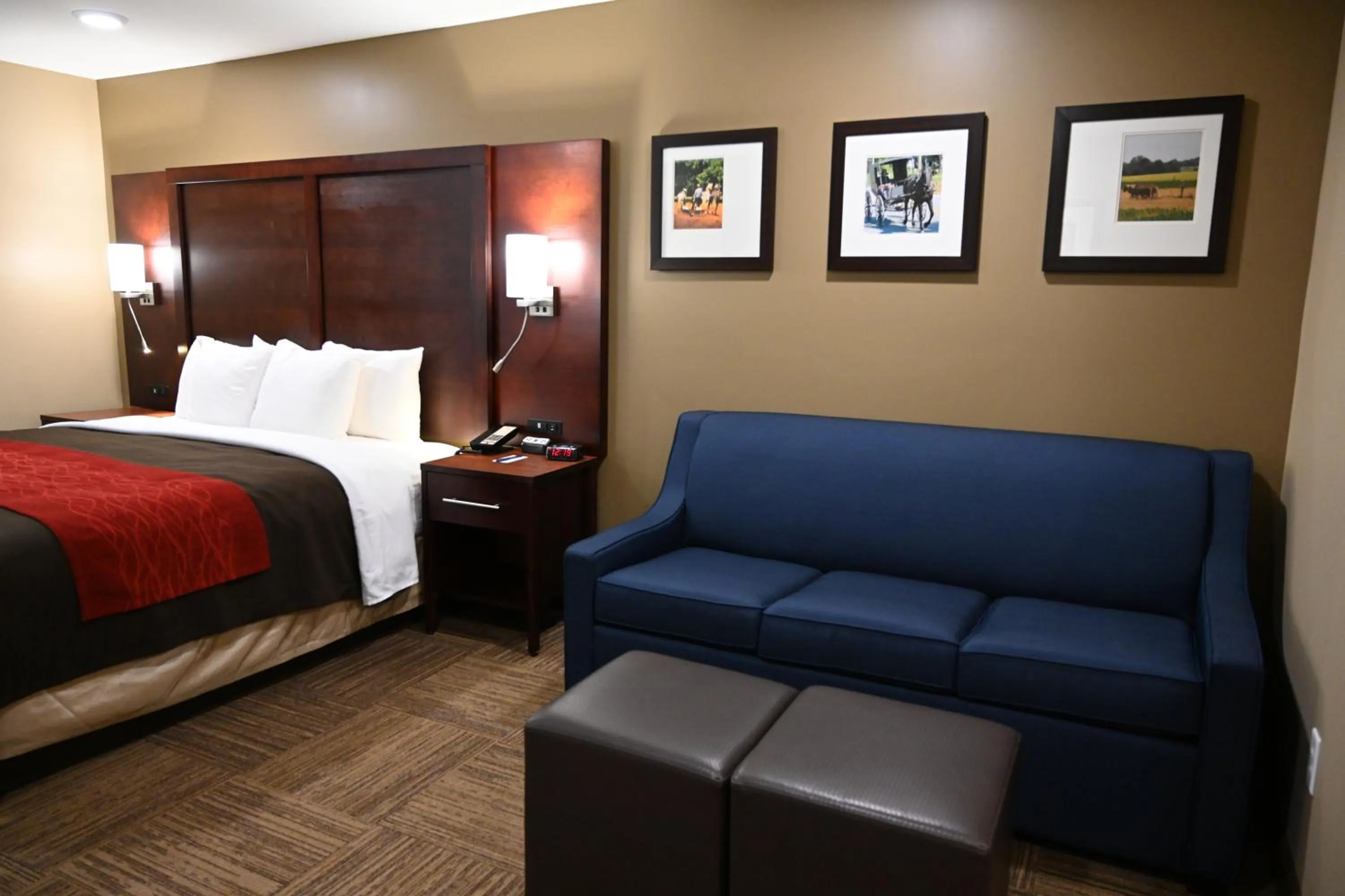 Bedroom in Giles Hotel Inn and Suites