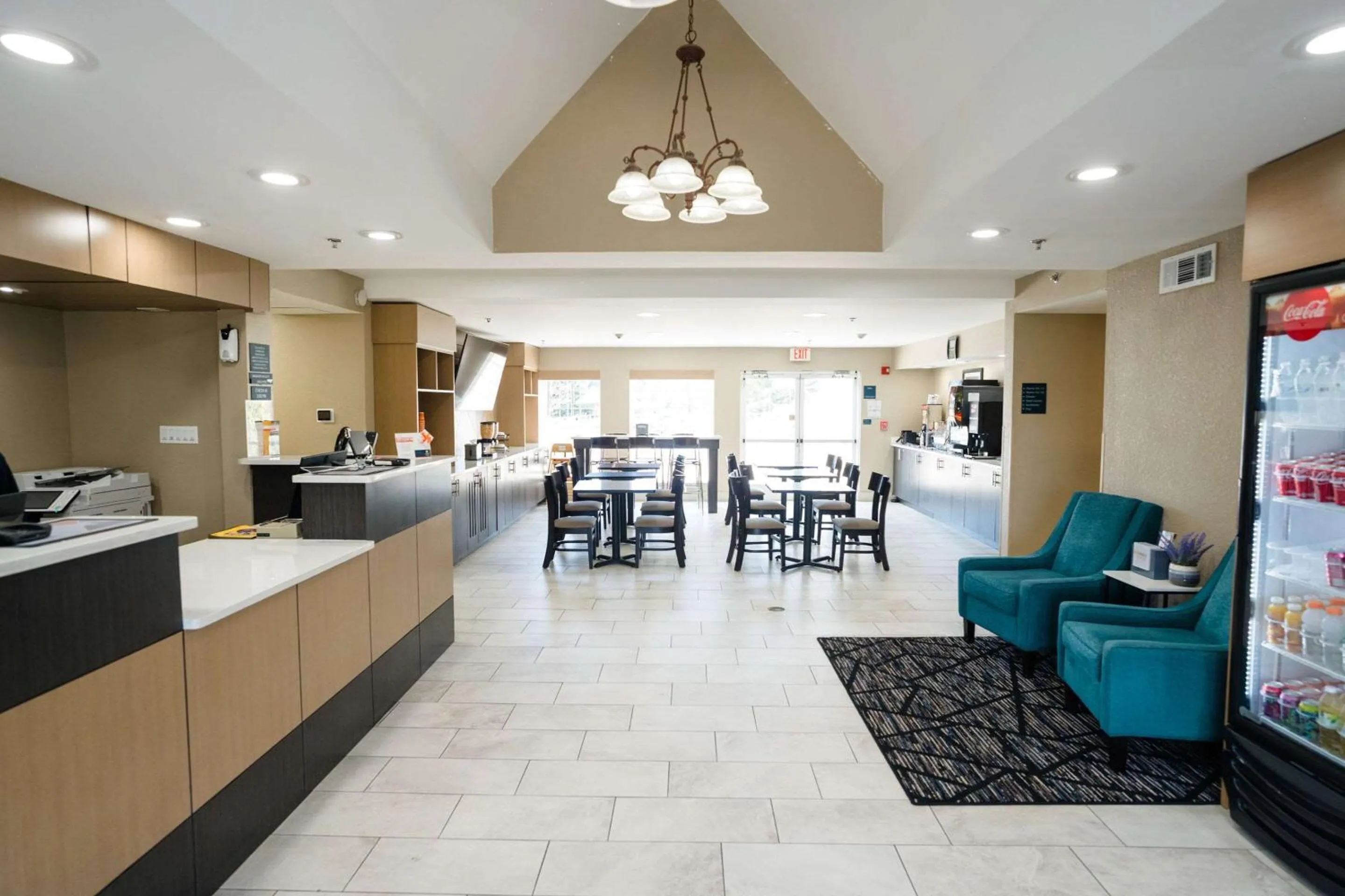 Lobby or reception in MainStay Suites Knoxville Airport