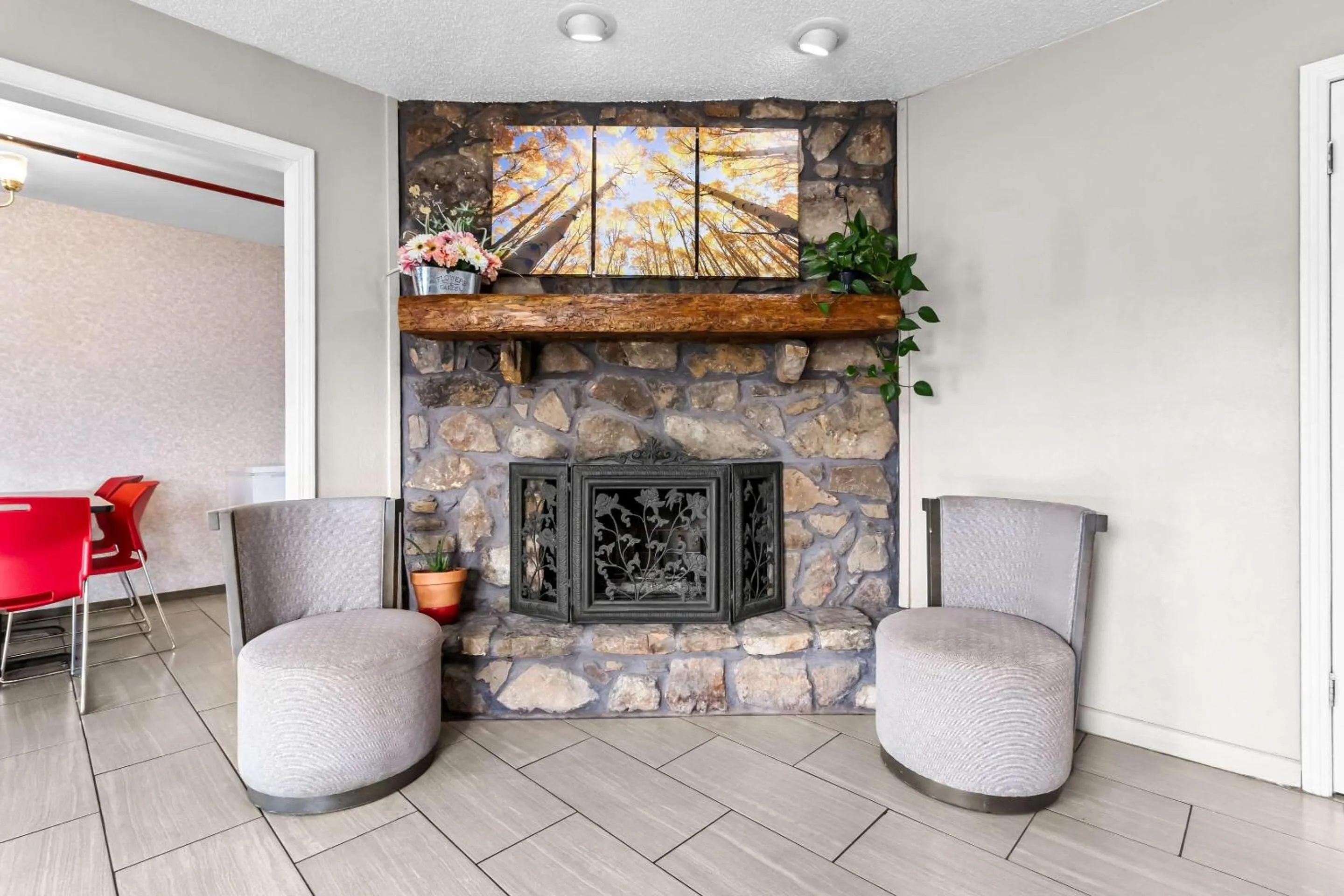 Lobby or reception in Rodeway Inn Lexington West