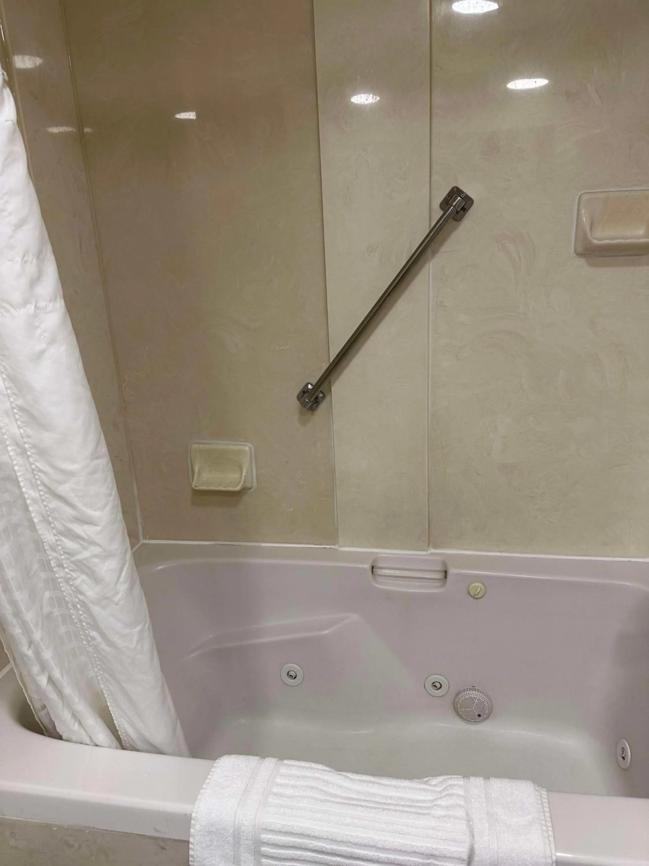 Bathroom in Vista Suites Near Island and Leconte Convention Center