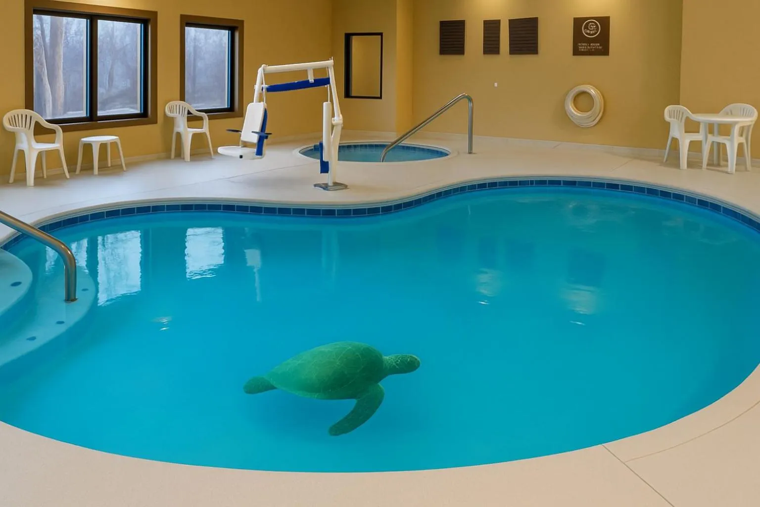 Swimming pool in Vista Suites Near Island and Leconte Convention Center