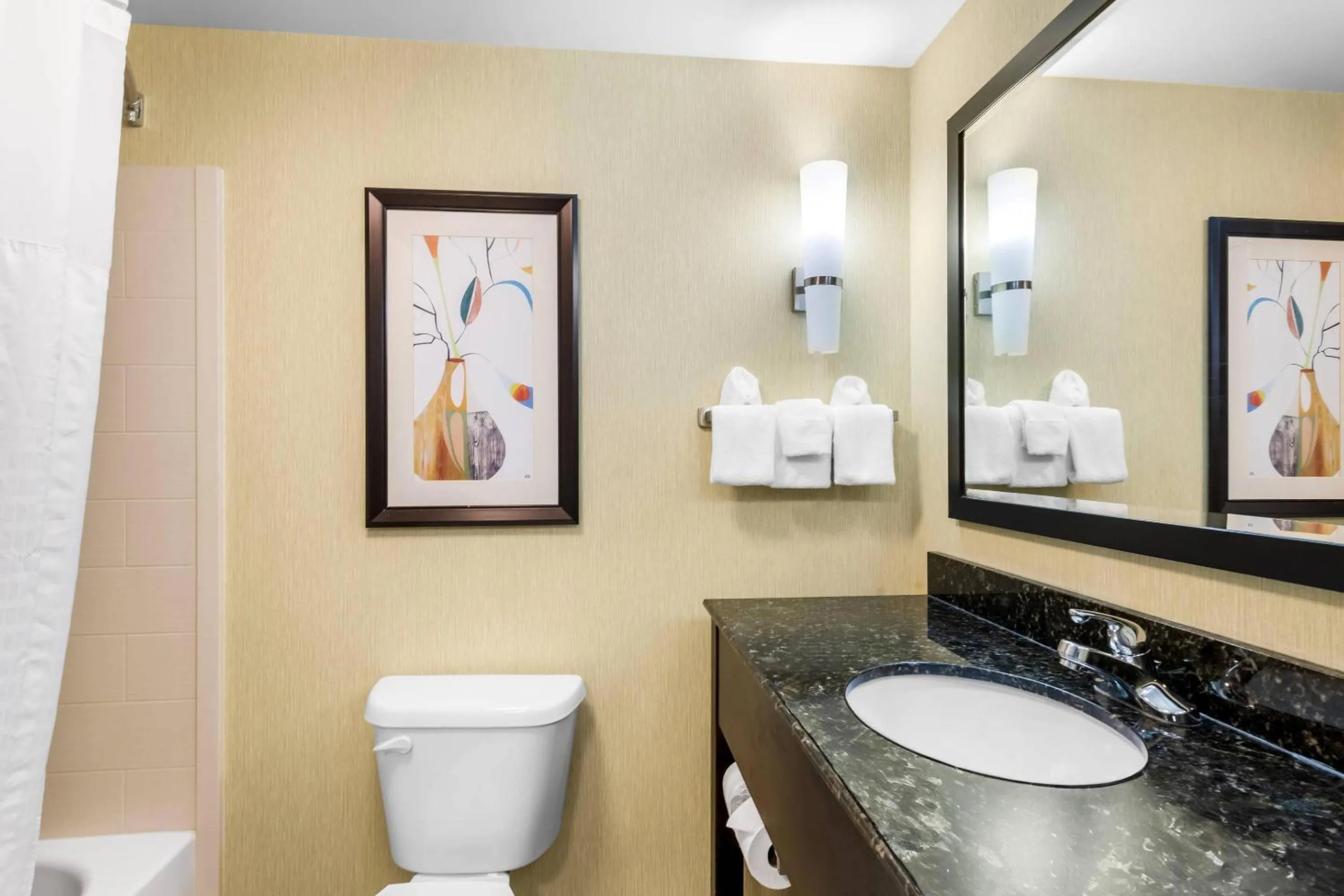 Bedroom in Comfort Suites Knoxville West - Farragut