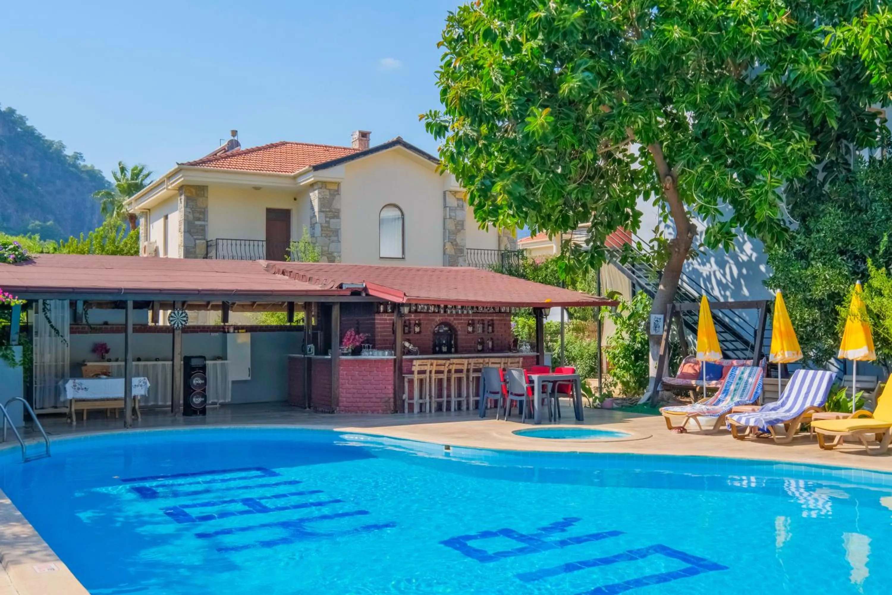 Pool view in YENI DOGA HOTEL