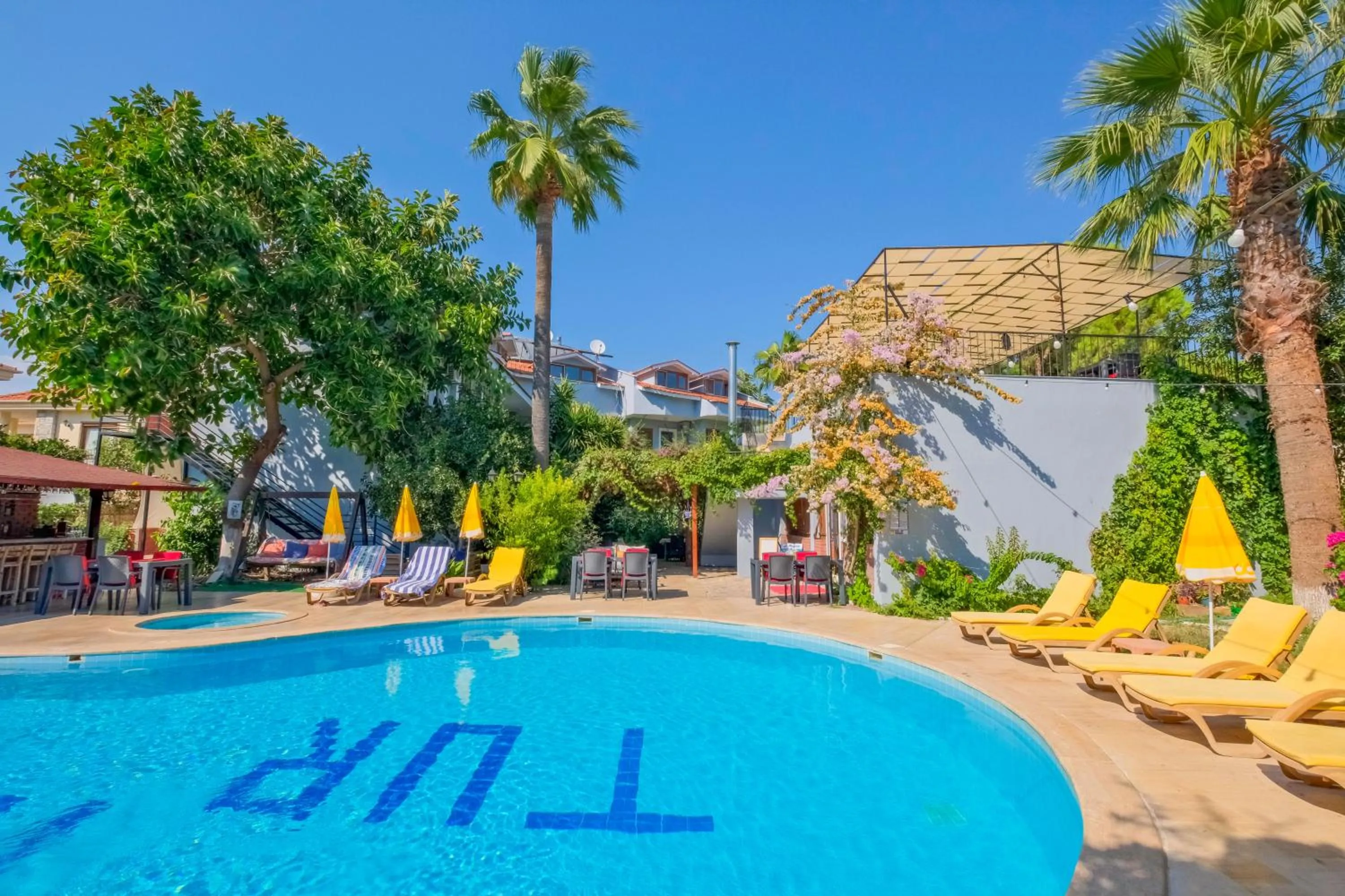 Pool view in YENI DOGA HOTEL