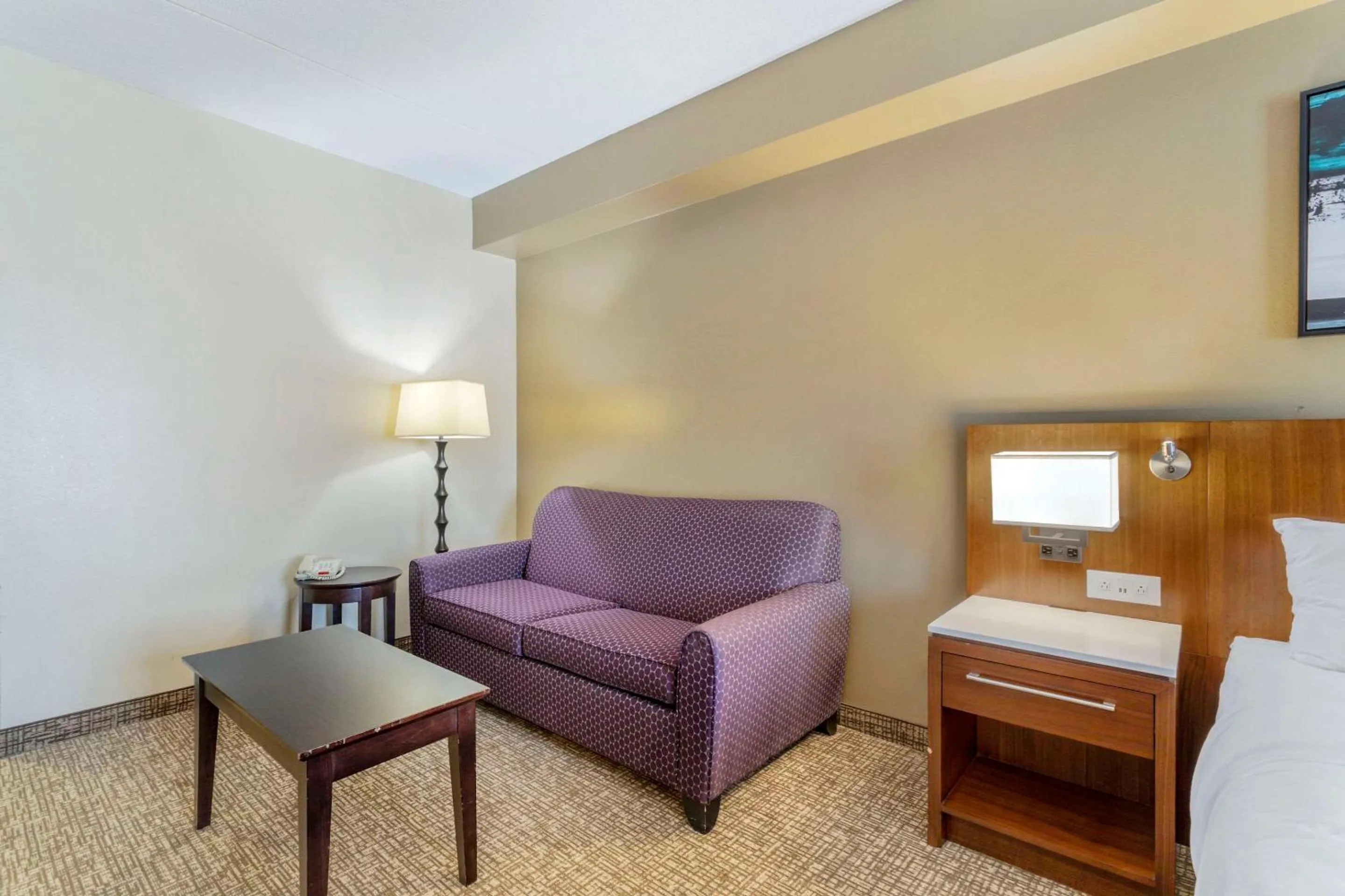 Bedroom, Bed in Comfort Suites Knoxville East