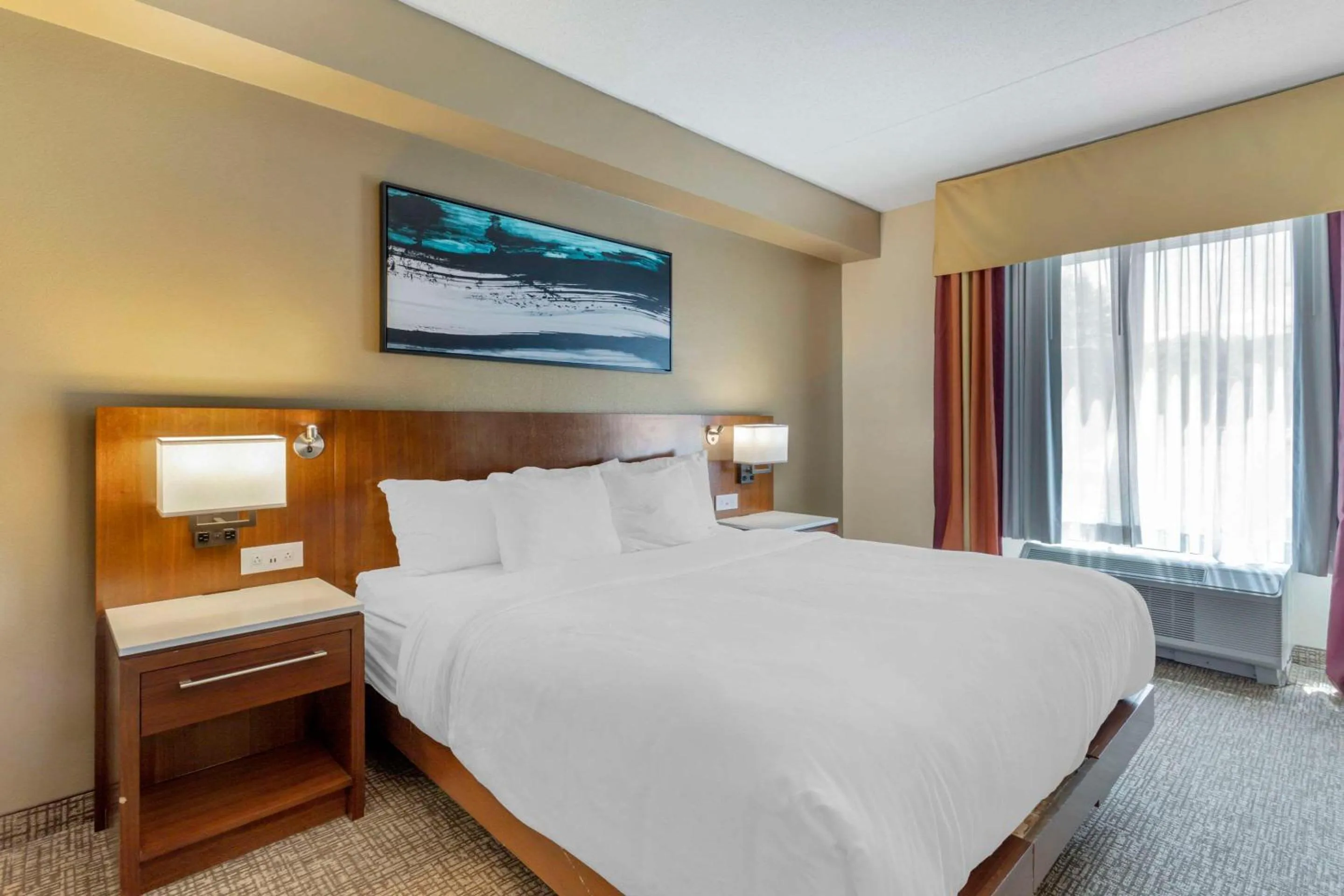 Bedroom, Bed in Comfort Suites Knoxville East