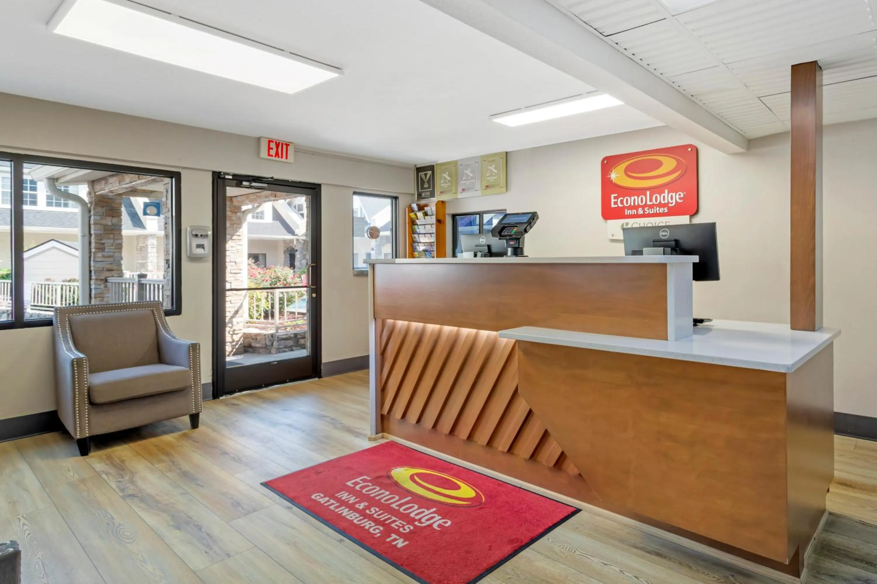Lobby or reception in Econo Lodge Inn & Suites Gatlinburg at the Convention Center