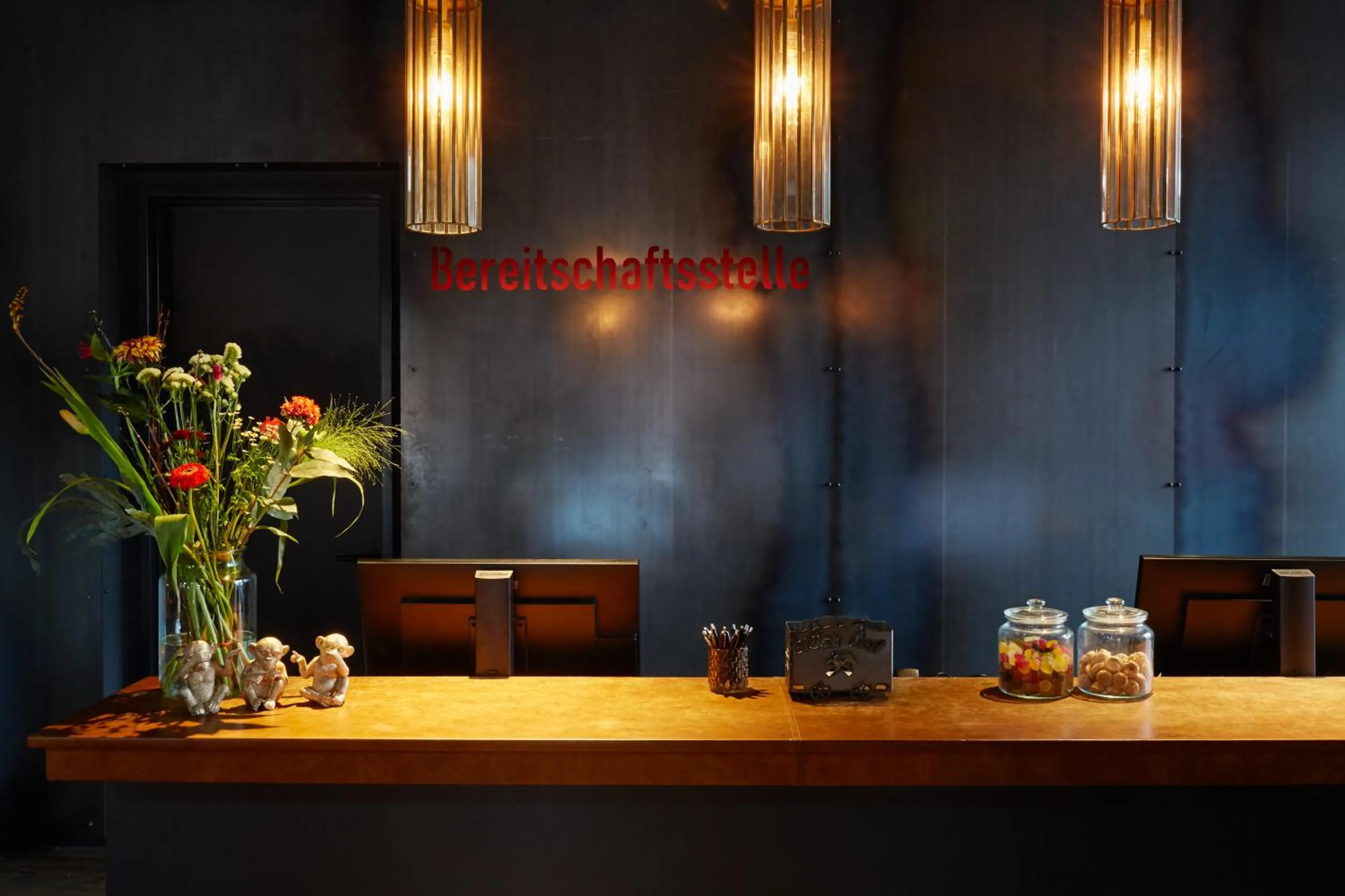 Lobby or reception in hotel friends Essen Zeche Zollverein