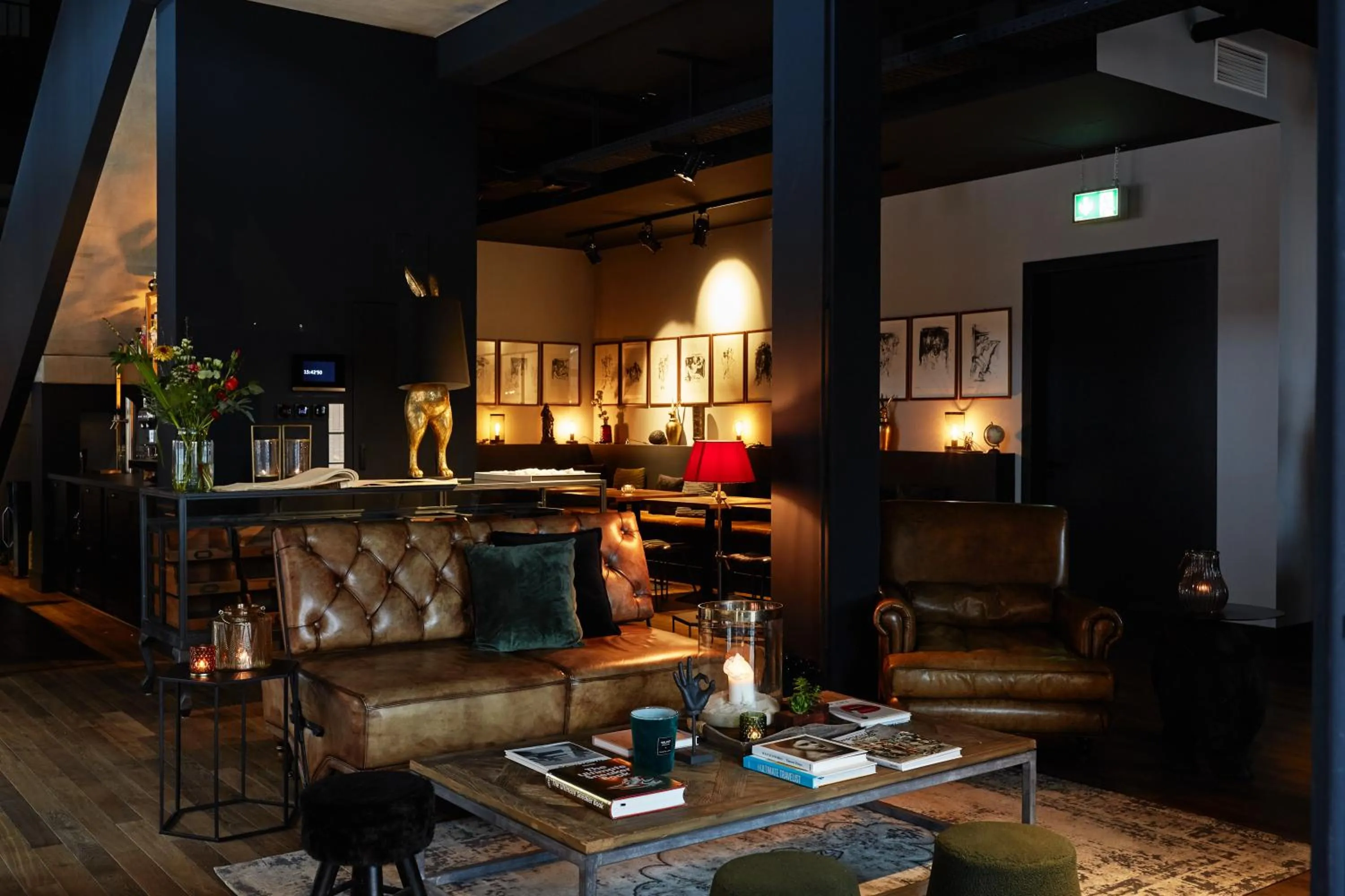 Living room in hotel friends Essen Zeche Zollverein