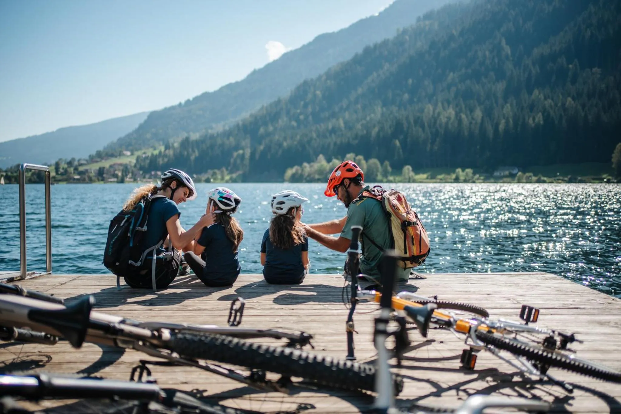 Lake view in Familien- Sportresort BRENNSEEHOF