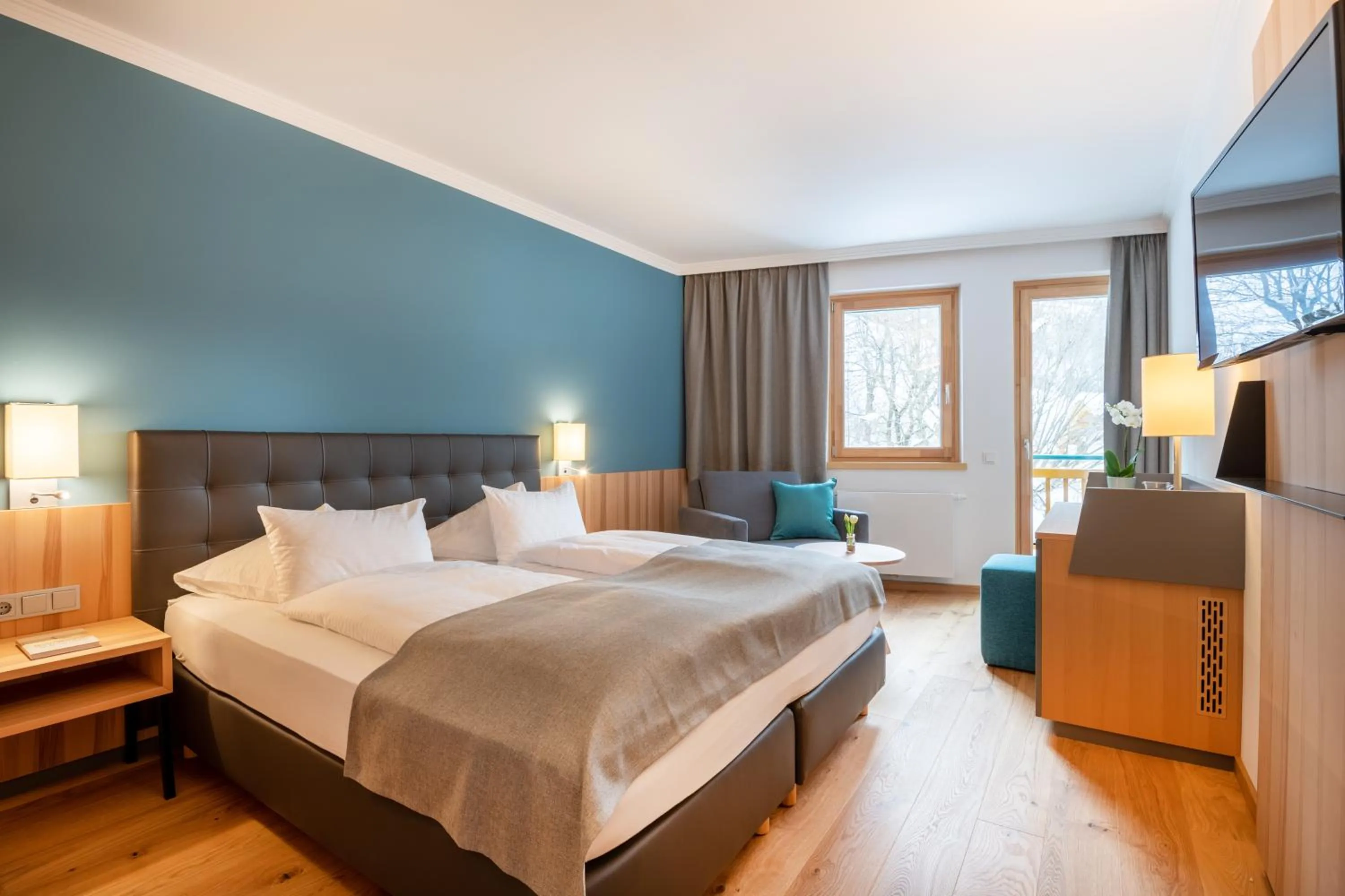Bed in Familien- Sportresort BRENNSEEHOF