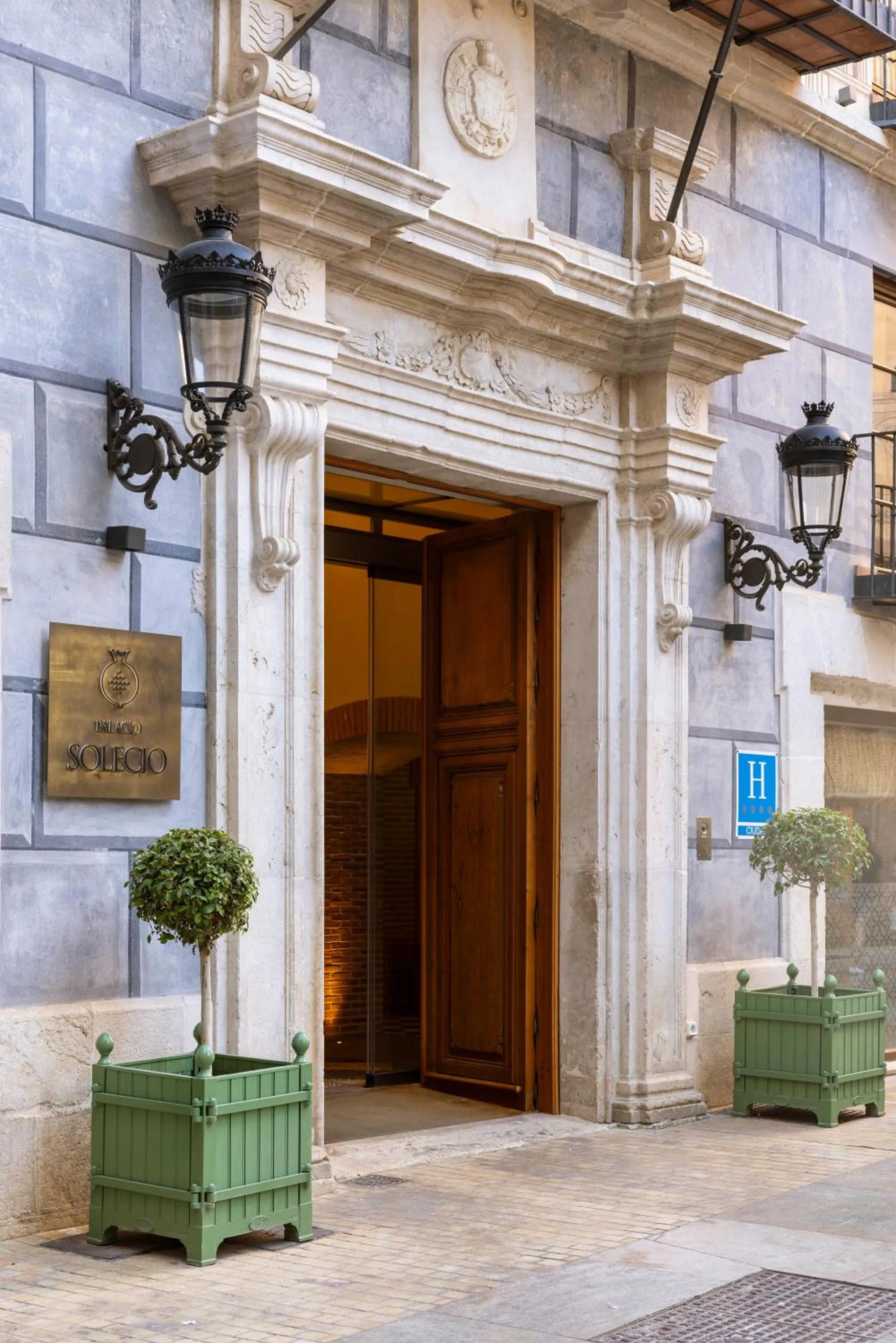 Facade/entrance in Palacio Solecio, a Small Luxury Hotel of the World