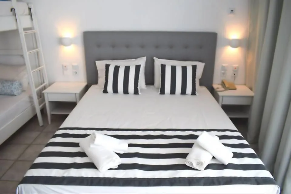 Bedroom in Hotel Akti Ouranoupoli Beach Resort