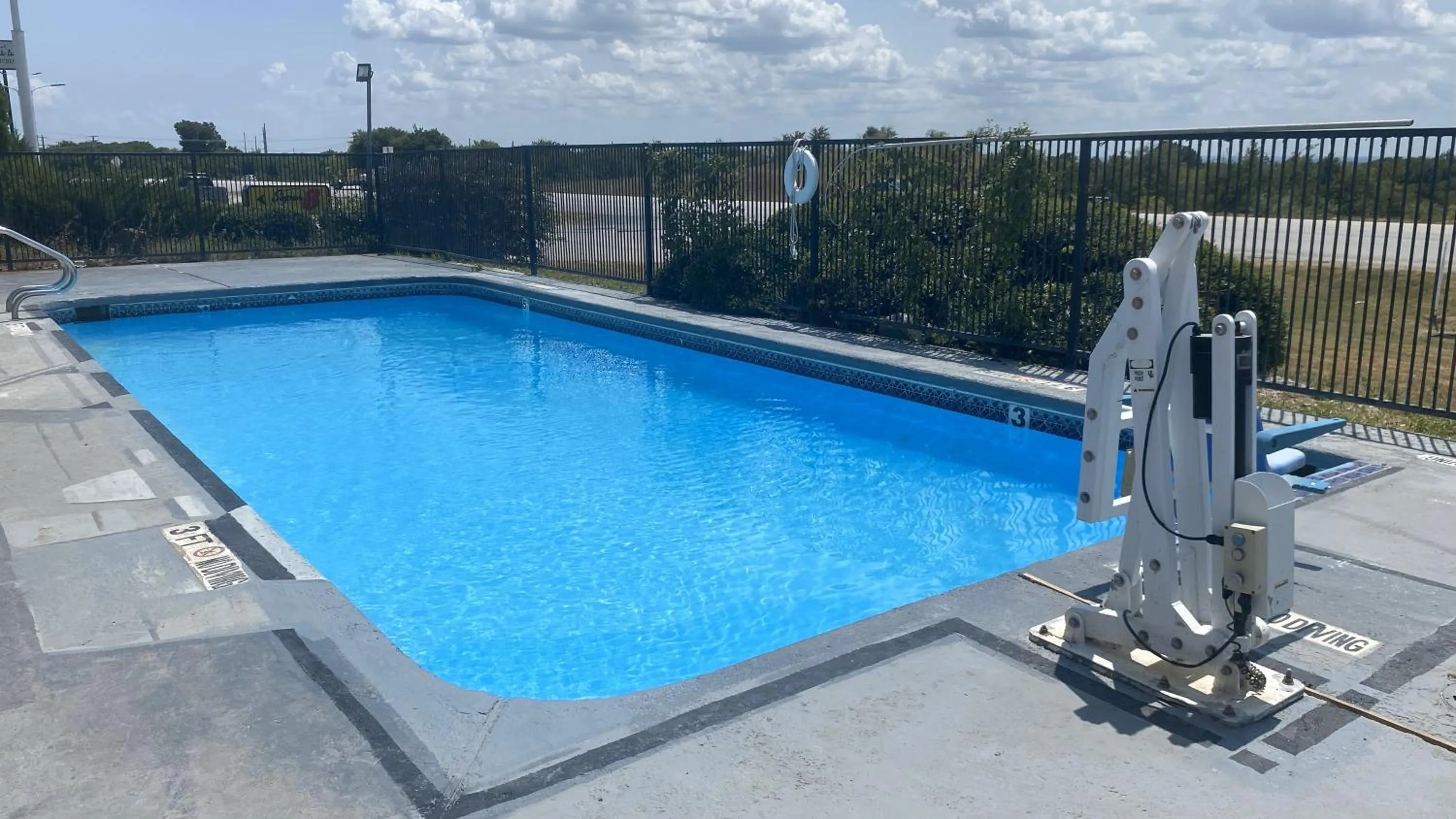 Swimming pool in Super 8 by Wyndham Decatur Texas