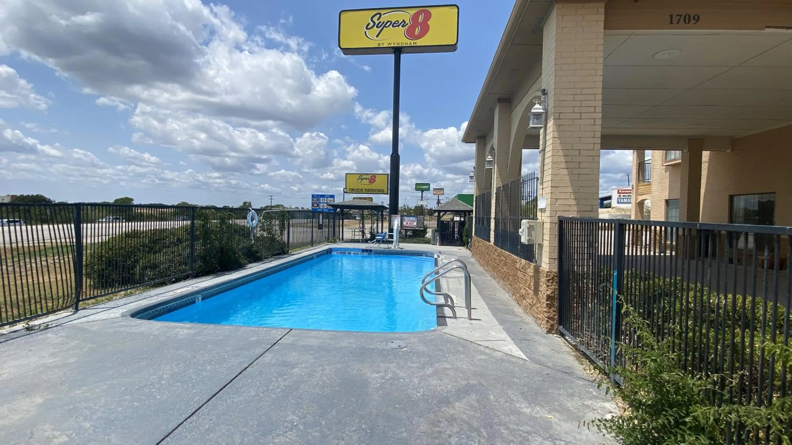 Swimming pool in Super 8 by Wyndham Decatur Texas