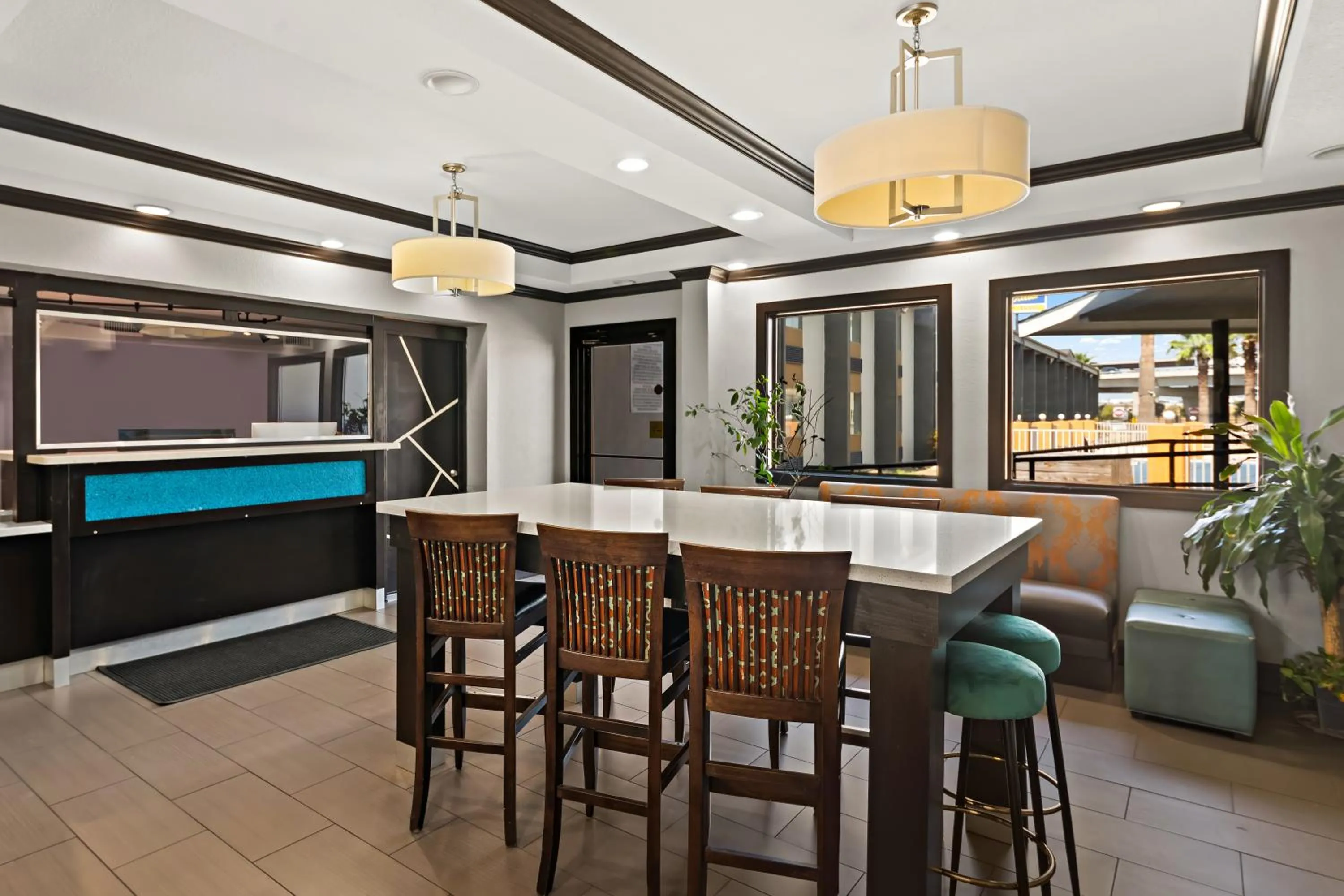 Lobby or reception in Scottish Inns Austin Downtown