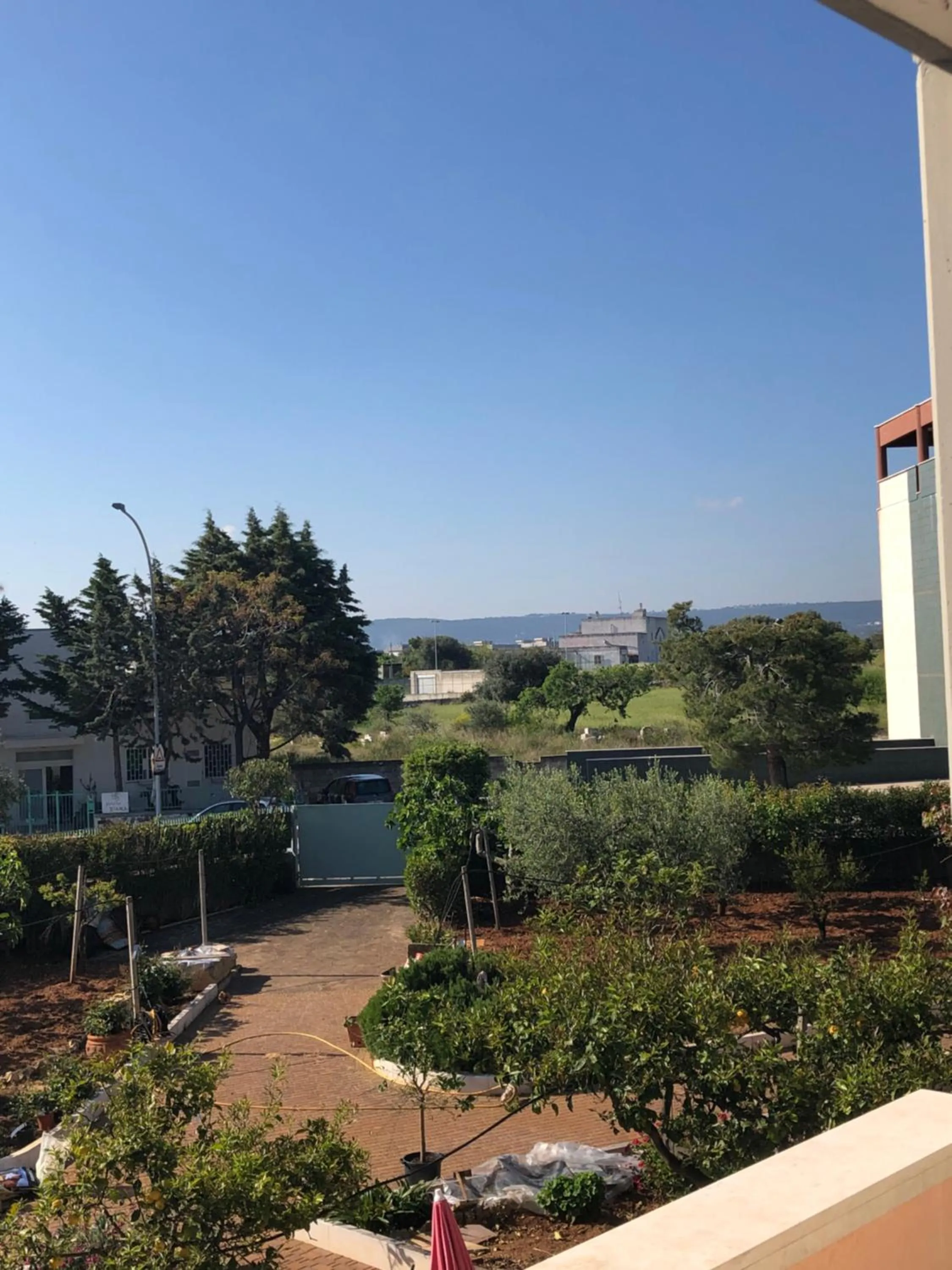 Garden view in B&B SMILE