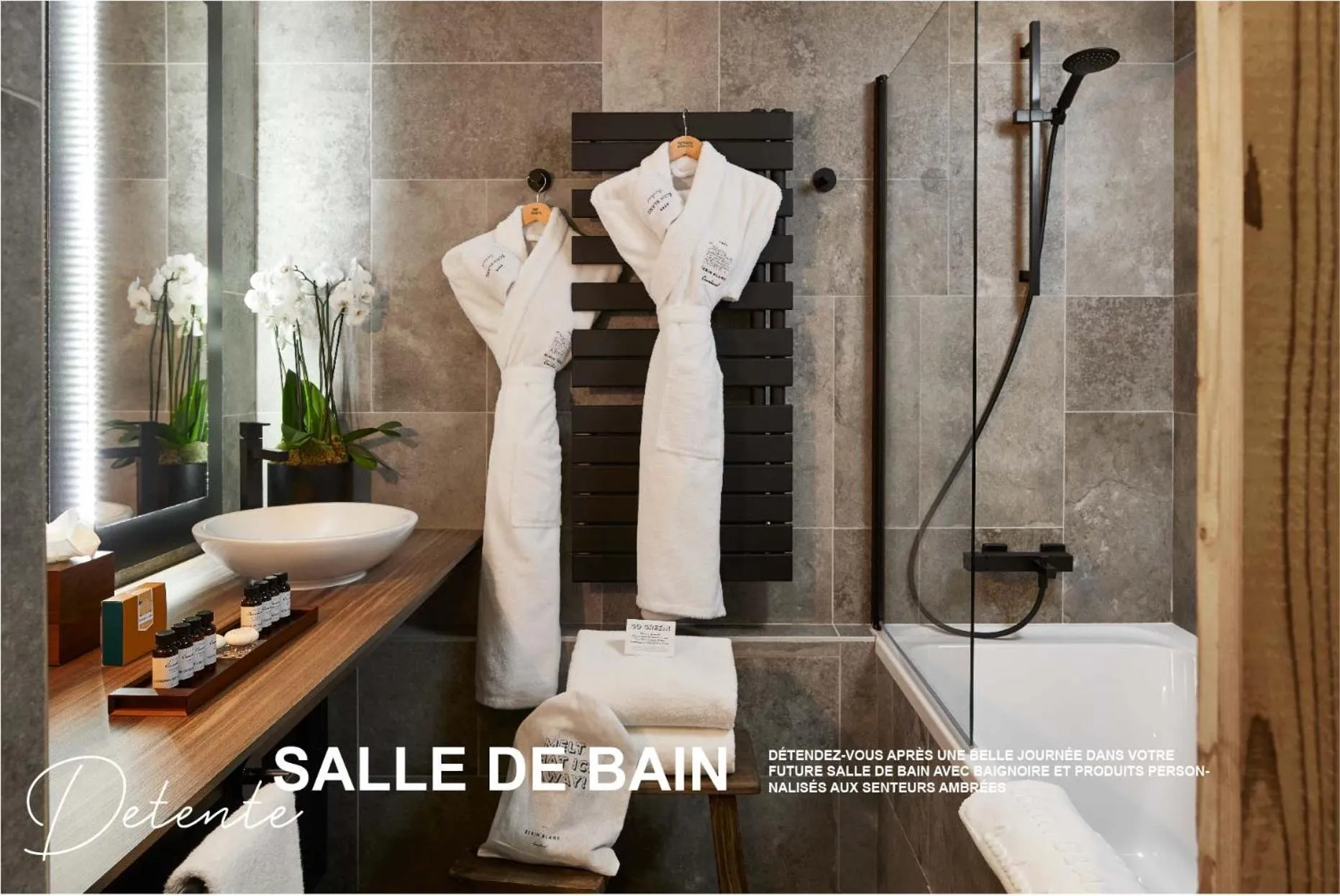 Bathroom in Ecrin Blanc Resort Courchevel - Aquapark