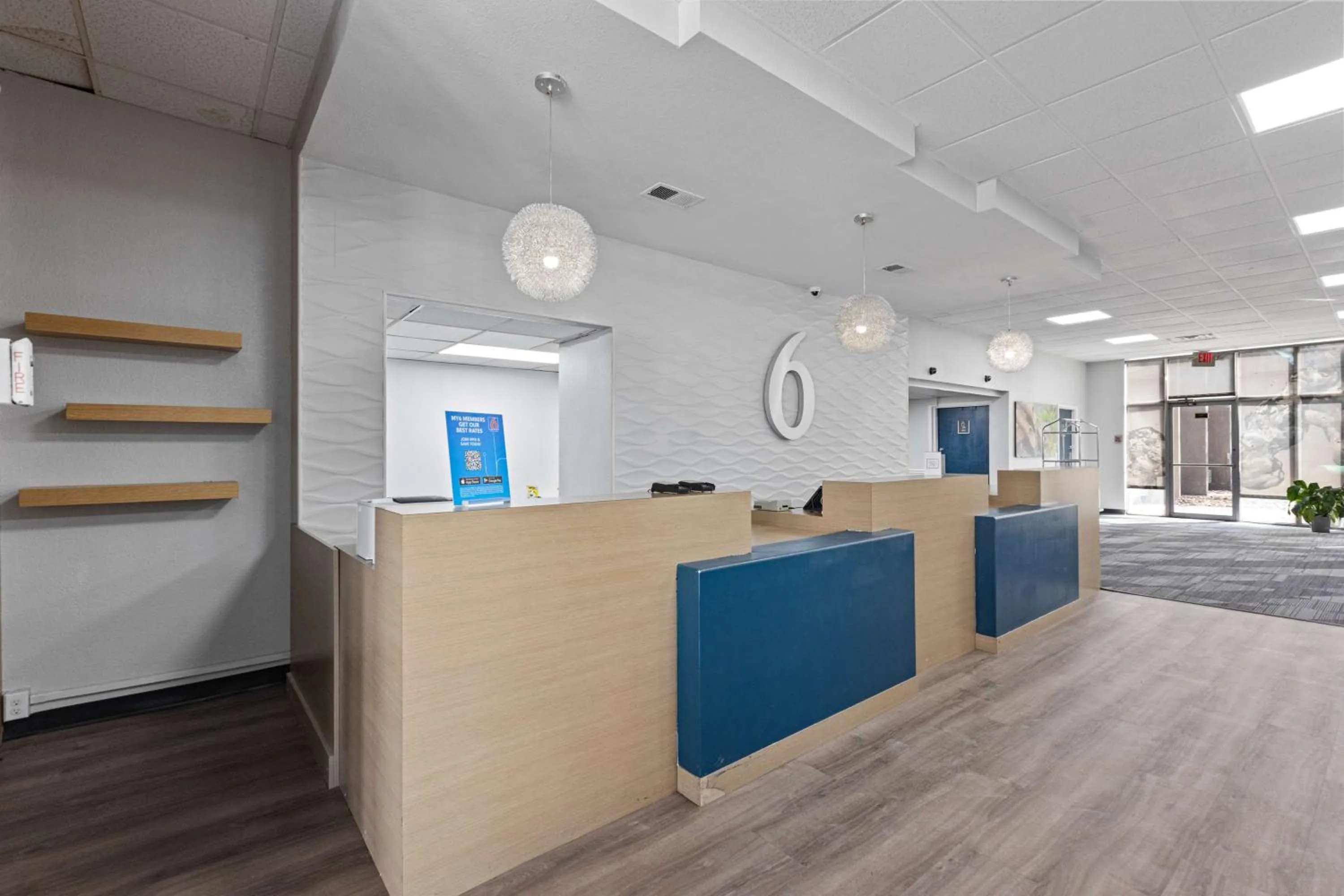 Lobby or reception in Motel 6 Pecos TX