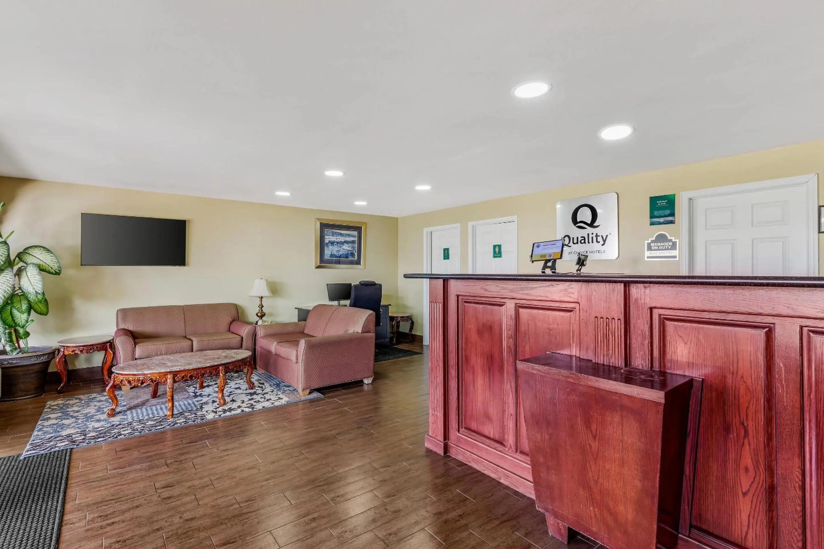 Lobby or reception in Quality Inn Paris Texas
