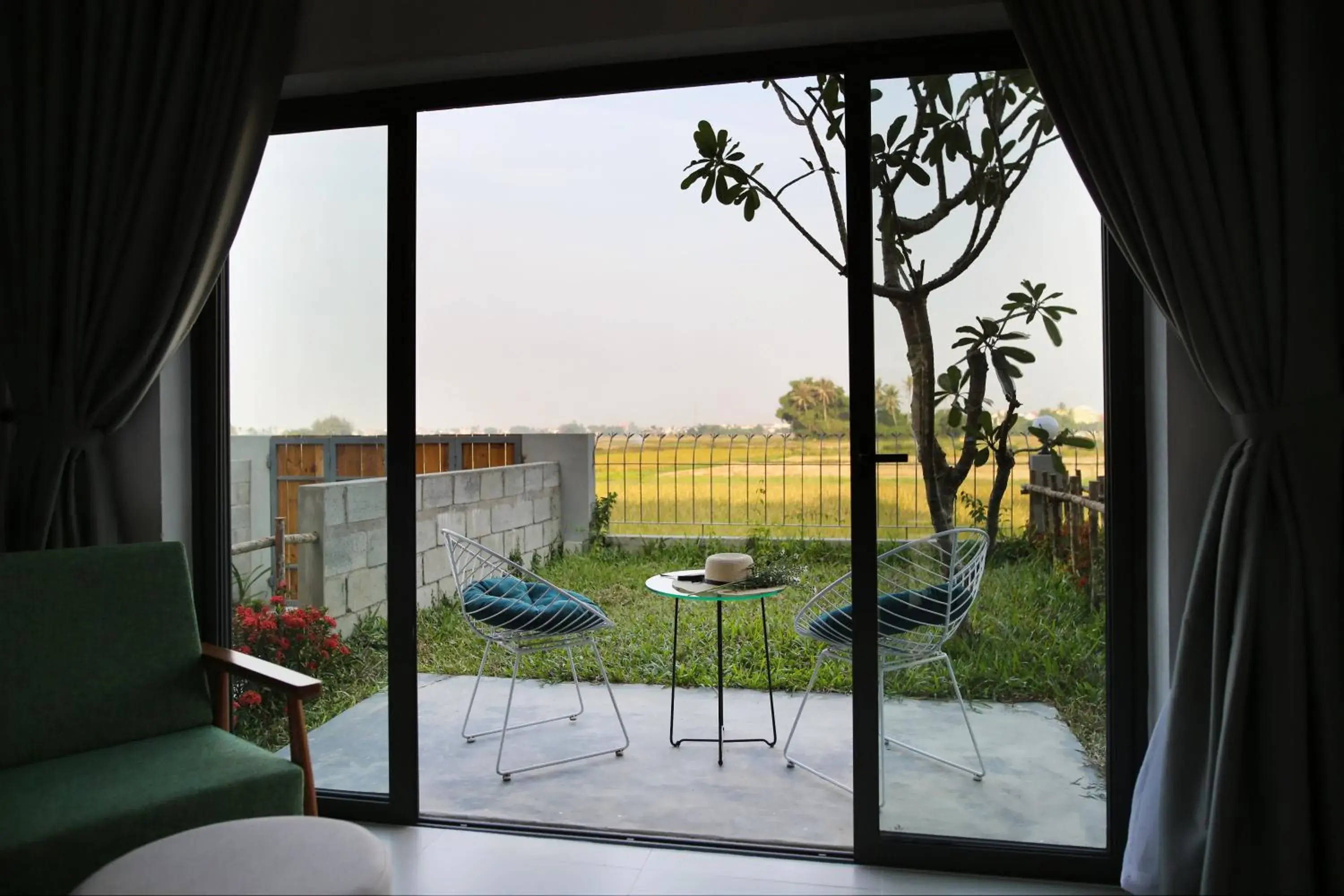 Deluxe Double or Twin Room Private Garden in Hoian Tranquil Lodge - Chon Binh Yen Deluxe Double or Twin Room Private Garden in Hoian Tranquil Lodge - Chon Binh Yen