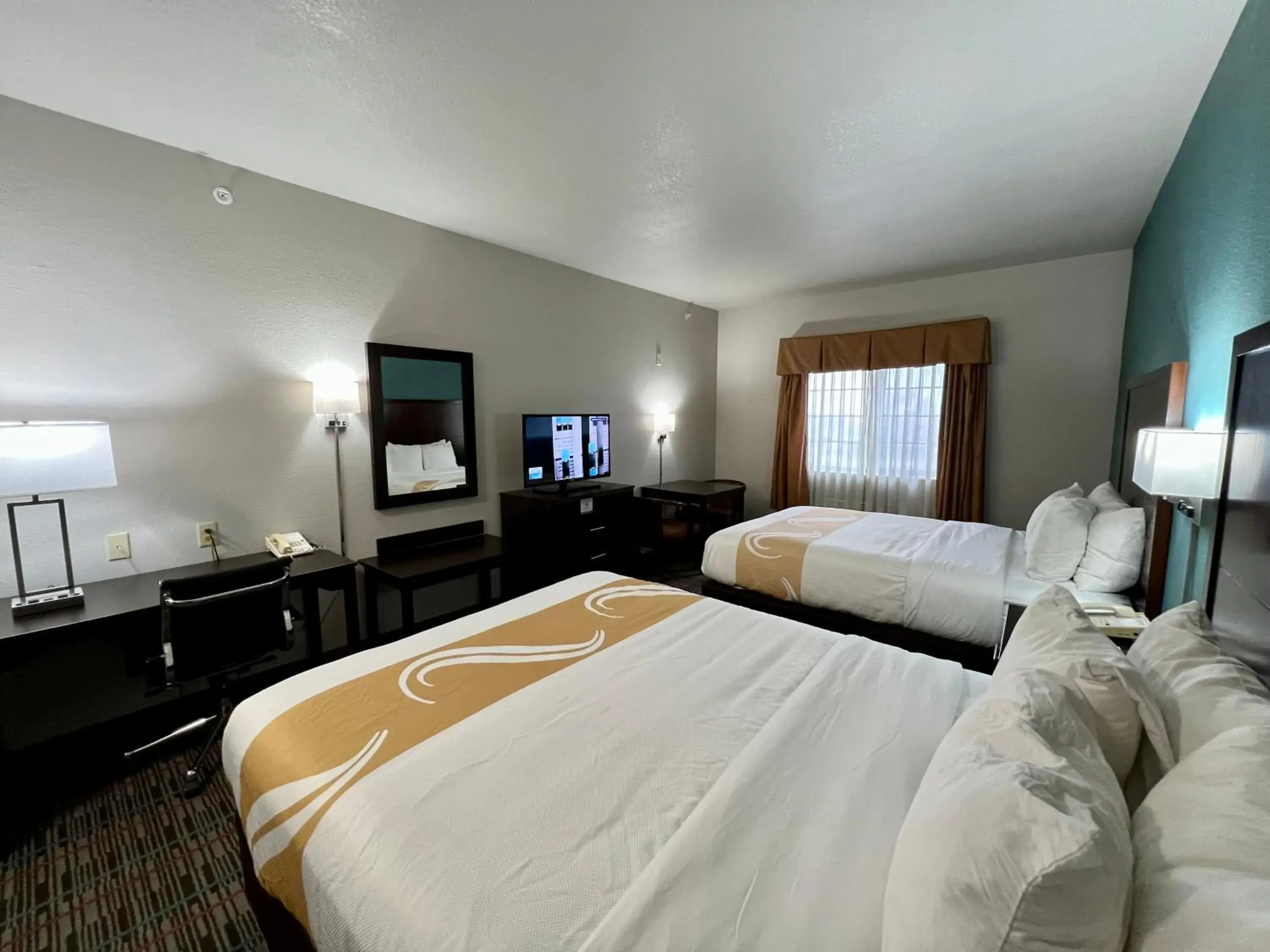 Queen Room with Two Queen Beds - Non-Smoking in Quality Inn & Suites Near University Queen Room with Two Queen Beds - Non-Smoking in Quality Inn & Suites Near University